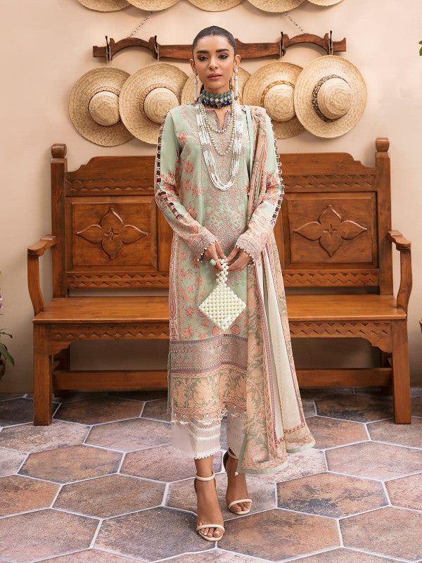 D#05 Gulaal Emb Lawn Collection 523 V-2
