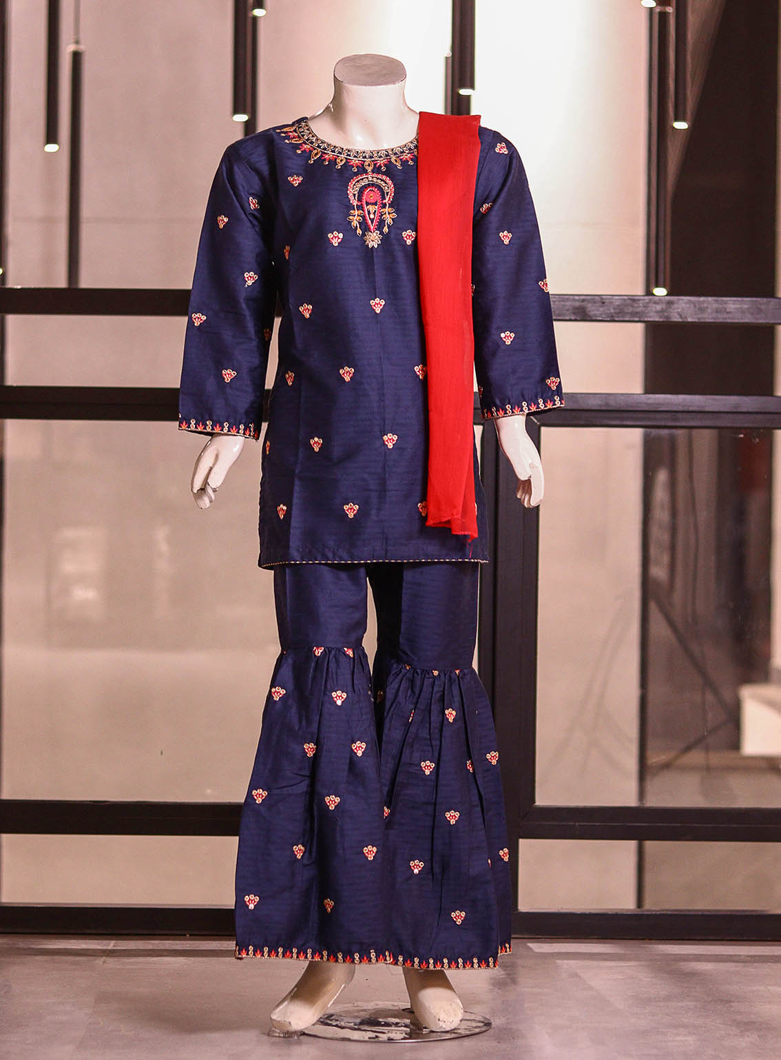 Little Berries Embroidered Cotton Suits Stitched 2 Piece - LB25G LB027