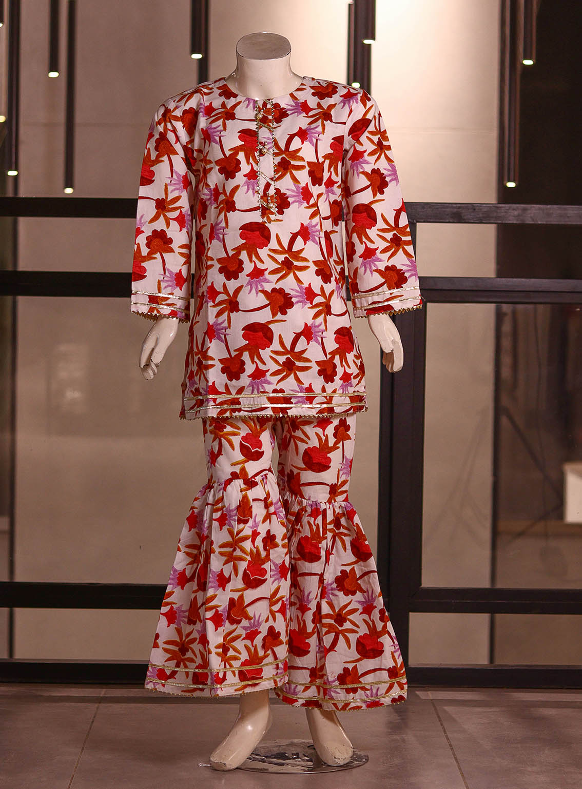 Little Berries Embroidered Cotton Suits Stitched 2 Piece - LB25G LB030