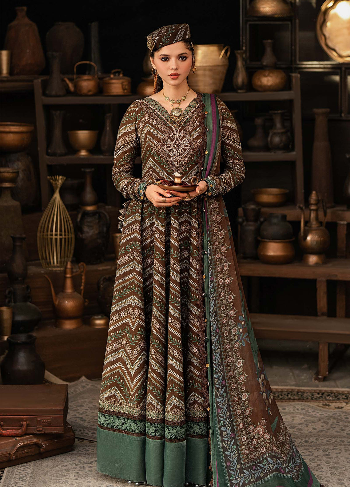 M.Prints Sounds By Maria B Embroidered Cambric 3 Piece Unstitched Suit MB26MPS D-MPT-3107-A