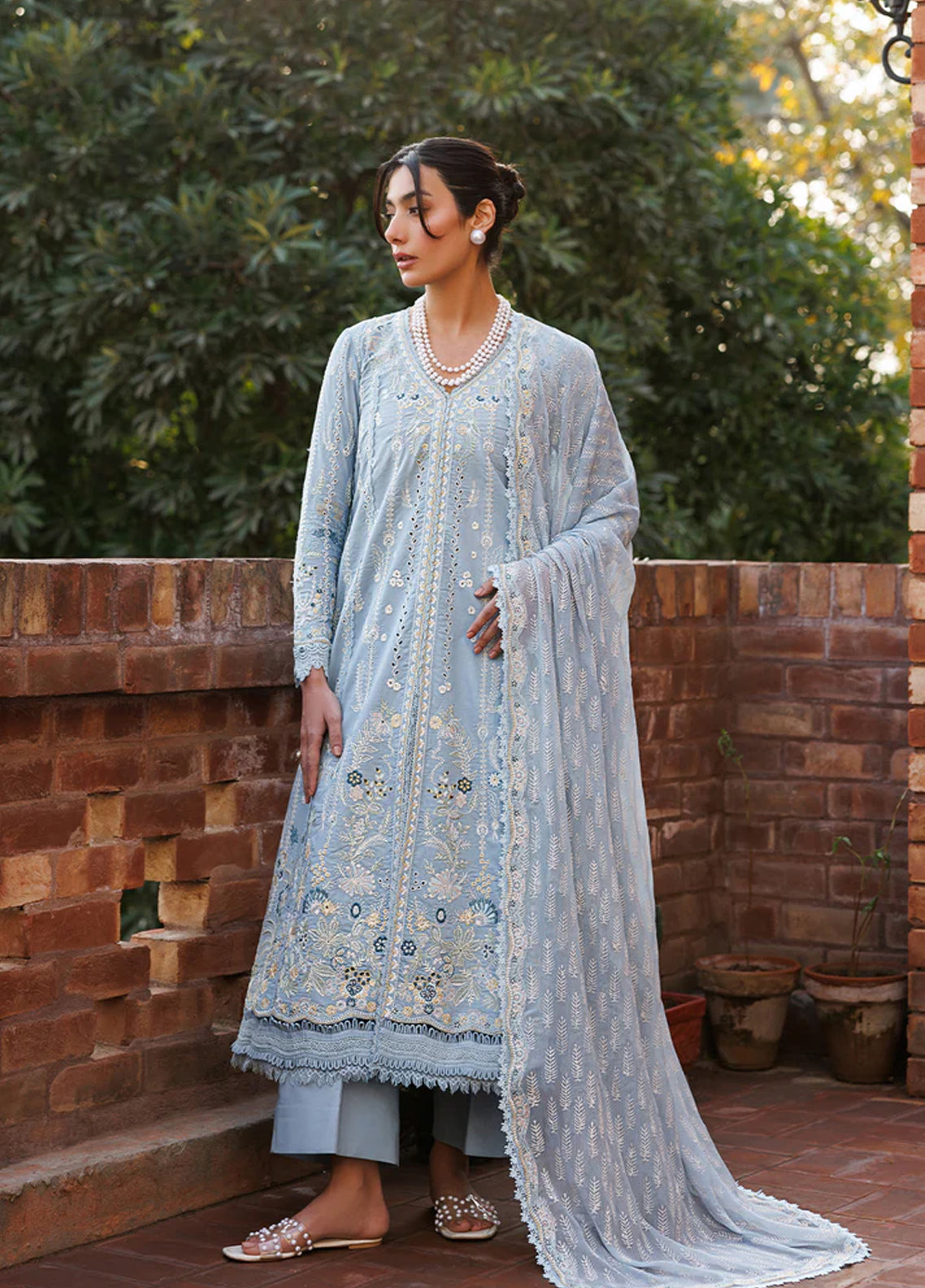 Mirabelle By Emaan Adeel Embroidered Lawn 3 Piece Unstitched Suit EA26MFLL D-BLISSFUL DREAMS