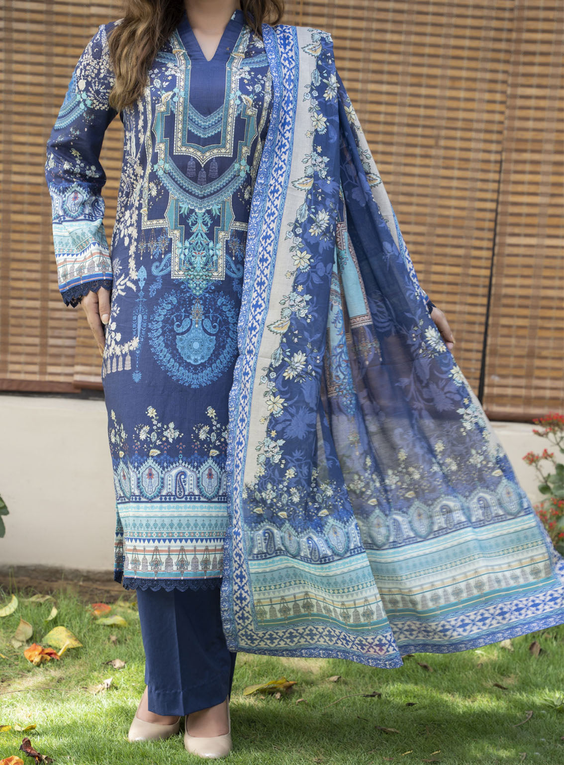 Misri By VS Textile Printed Lawn Suits Unstitched 3 Piece - VS24MPL 413