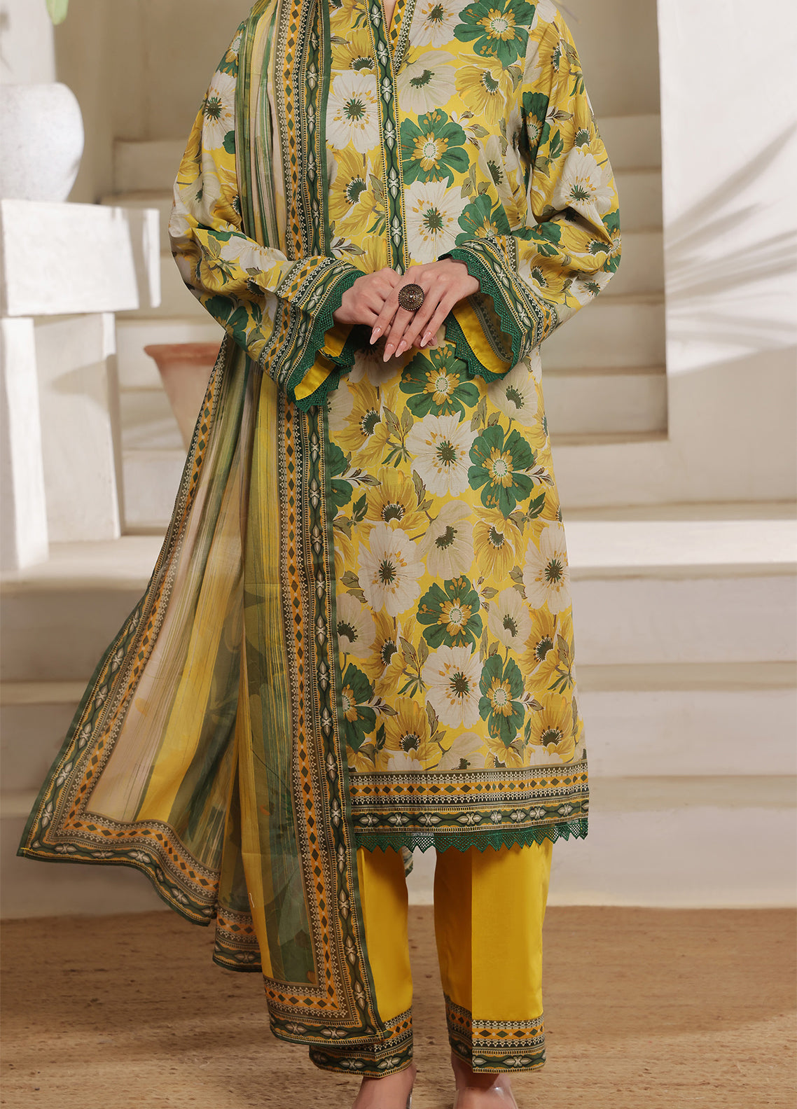 Misri By VS Textile Printed Lawn 3 Piece Unstitched Suit VS26V2 D-908