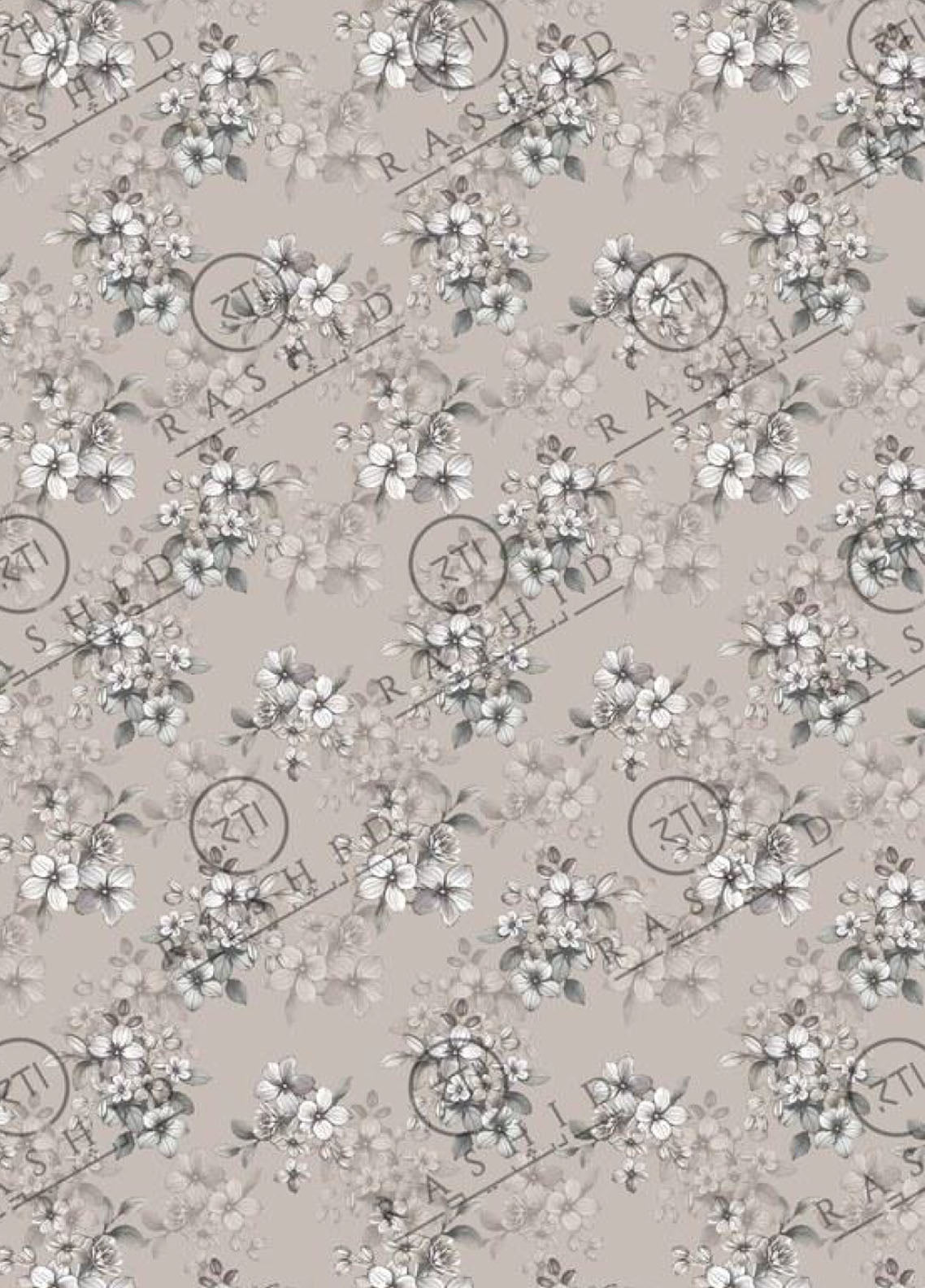 Mother Classics By Rashid Digital Printed Linen 3 Piece Unstitched Suit RT26MDCL D-7915