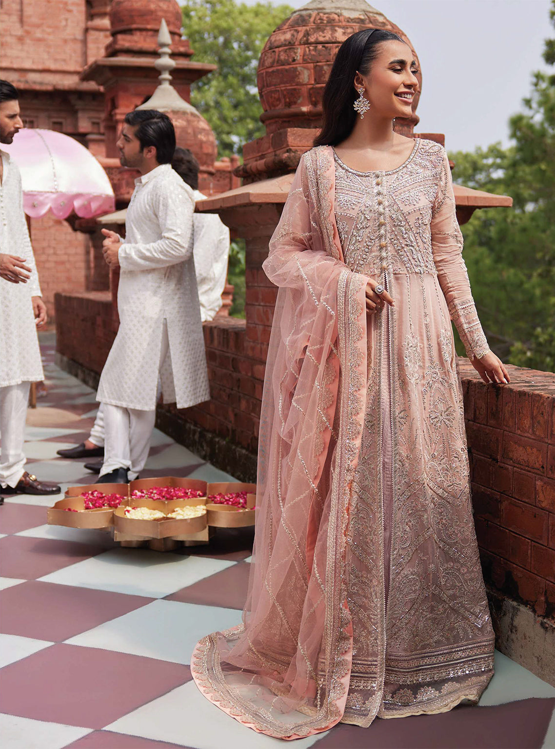 D#01 Mushq Izhaar Tissue De Luxe Emb Chiffon Collection 923