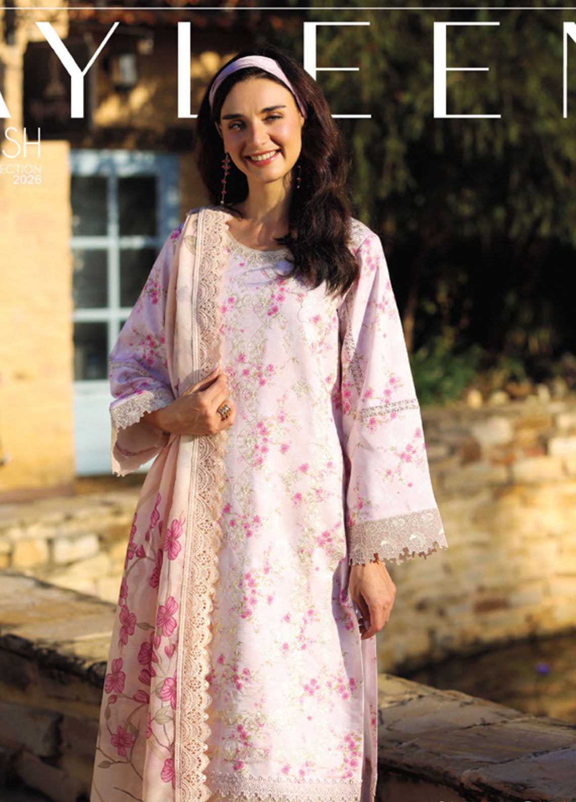 Naqsh By Ayleen Embroidered Lawn 3 Piece Unstitched Suit ALN26NQ Nigarish