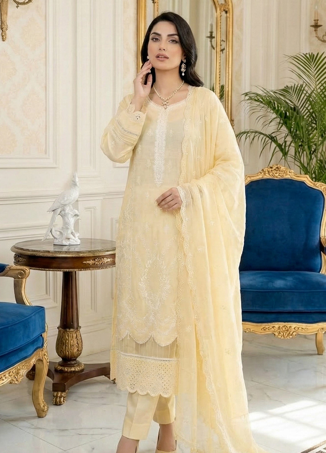 Noor-E-Khaas By Noorjahan Embroidered Lawn 3 Piece Unstitched Suit NJ26NK D-07