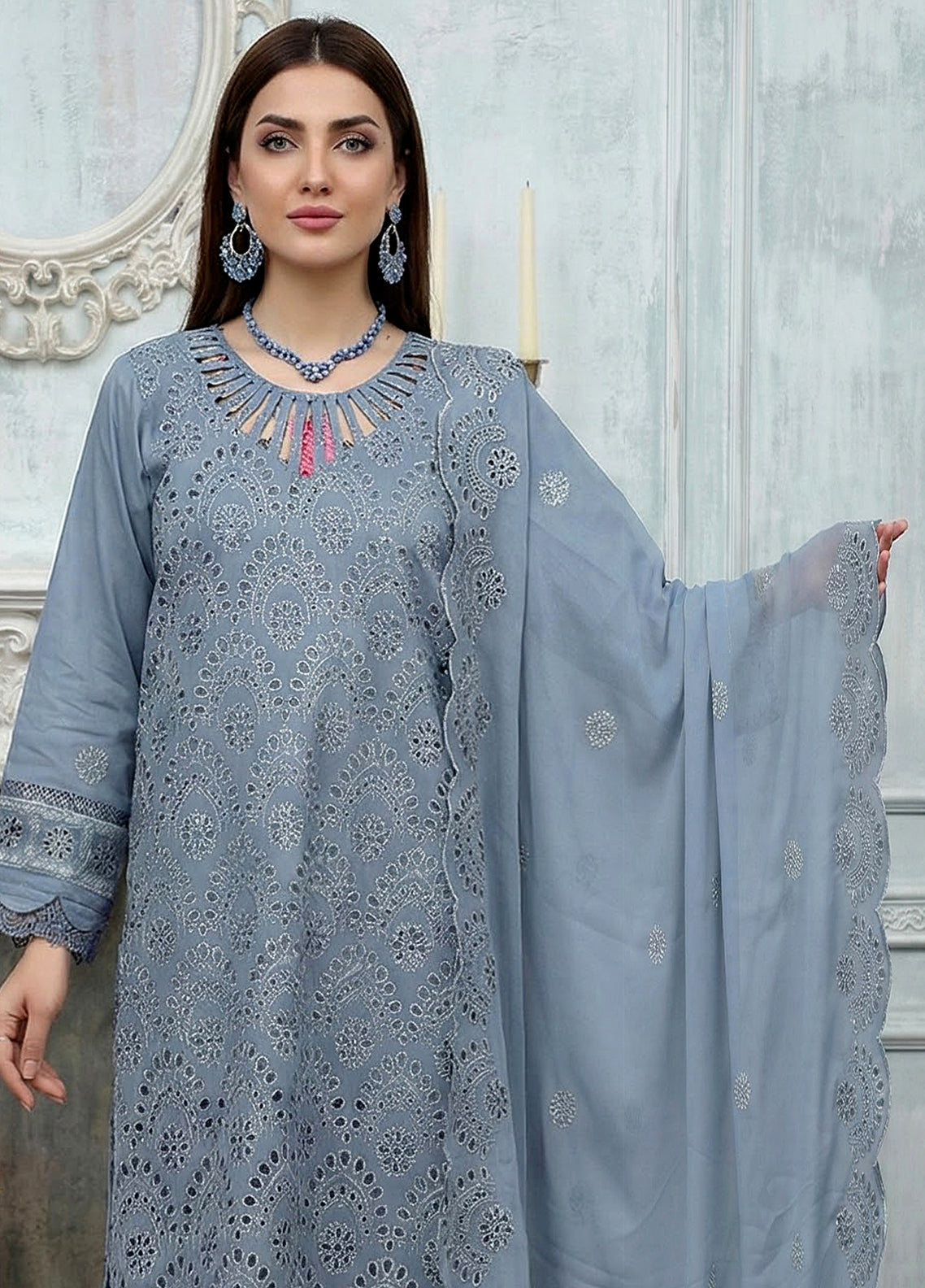 Noor-E-Nazar By Noorjahan Embroidered Lawn 3 Piece Unstitched Suit NJ26NN D-02