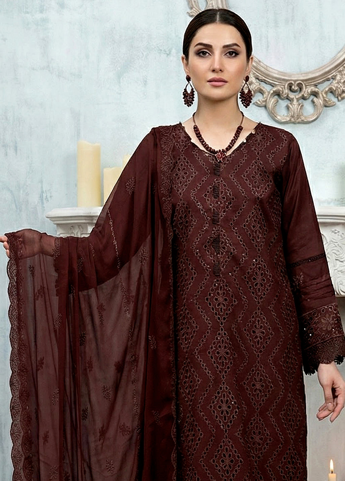 Noor-E-Nazar By Noorjahan Embroidered Lawn 3 Piece Unstitched Suit NJ26NN D-06