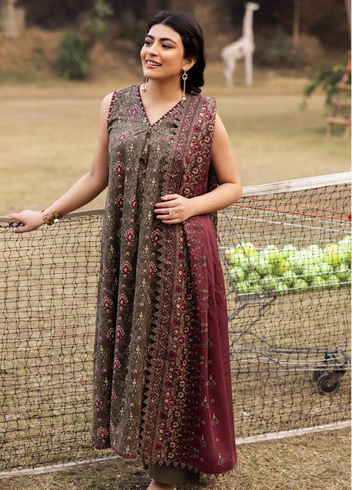 Prints by Asim Jofa Printed Lawn Suits Unstitched 3 Piece - AJ25PL5 AJUBJ-29