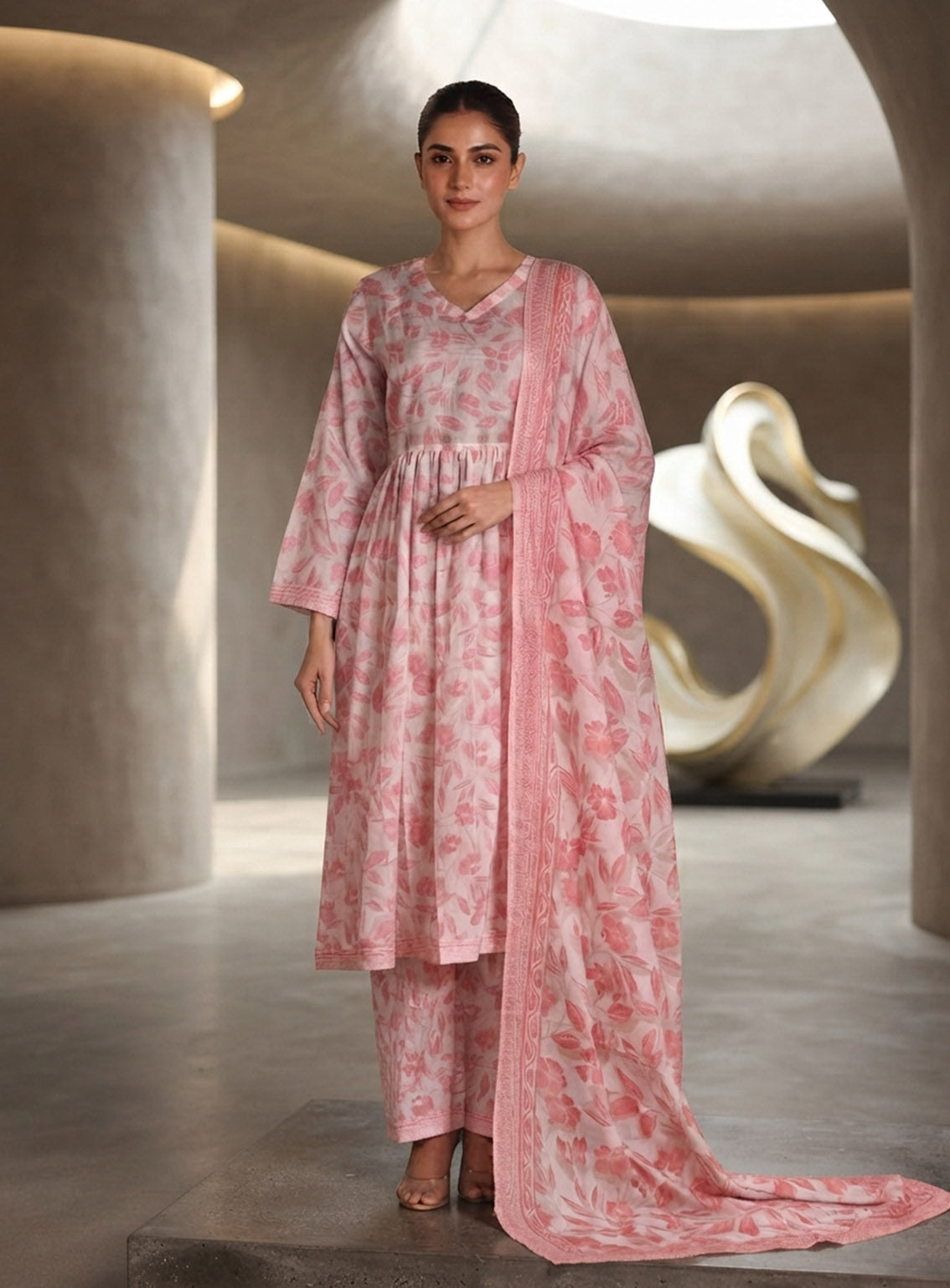 Raad Digital Printed Lawn 3 Piece Stitched Suit RD26DPL D-RA-RPL-01