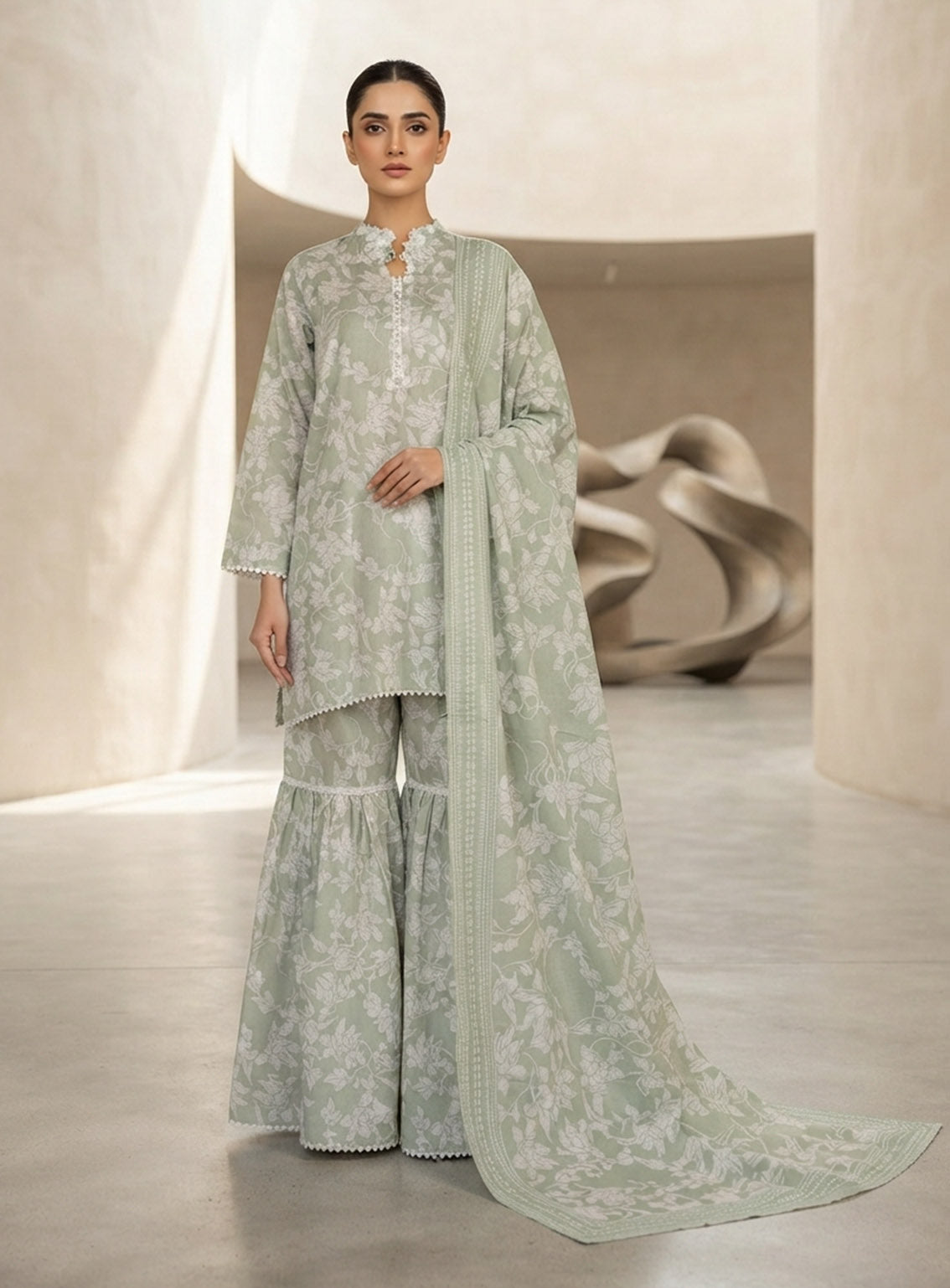 Raad Digital Printed Lawn 3 Piece Stitched Suit RD26DPL D-RA-RPL-05