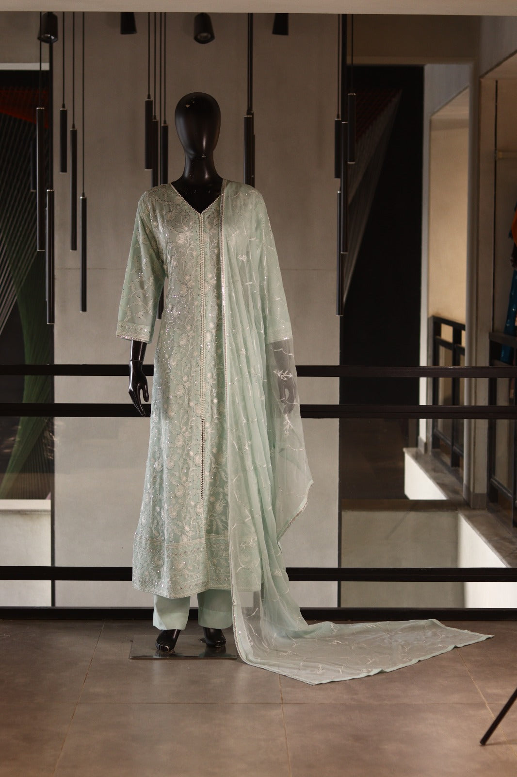 Raad Luxury Formal Embroidered Chiffon 3 Piece Stitched Suit RD26LF RA-SG-28 SGN