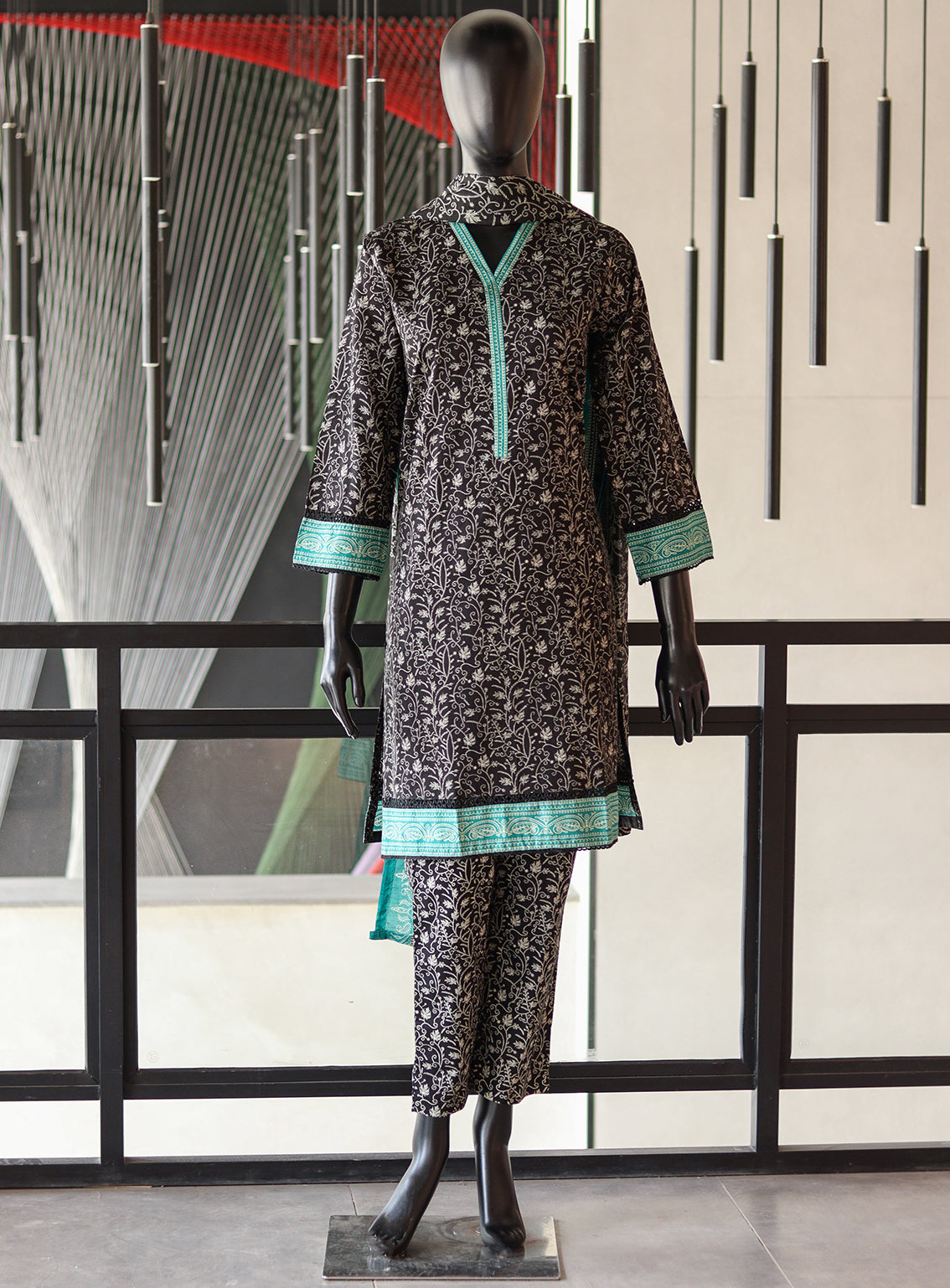 Royal Fashion Digital Printed Lawn 3 Piece Stitched Suit - RF24DPL BS-02-2