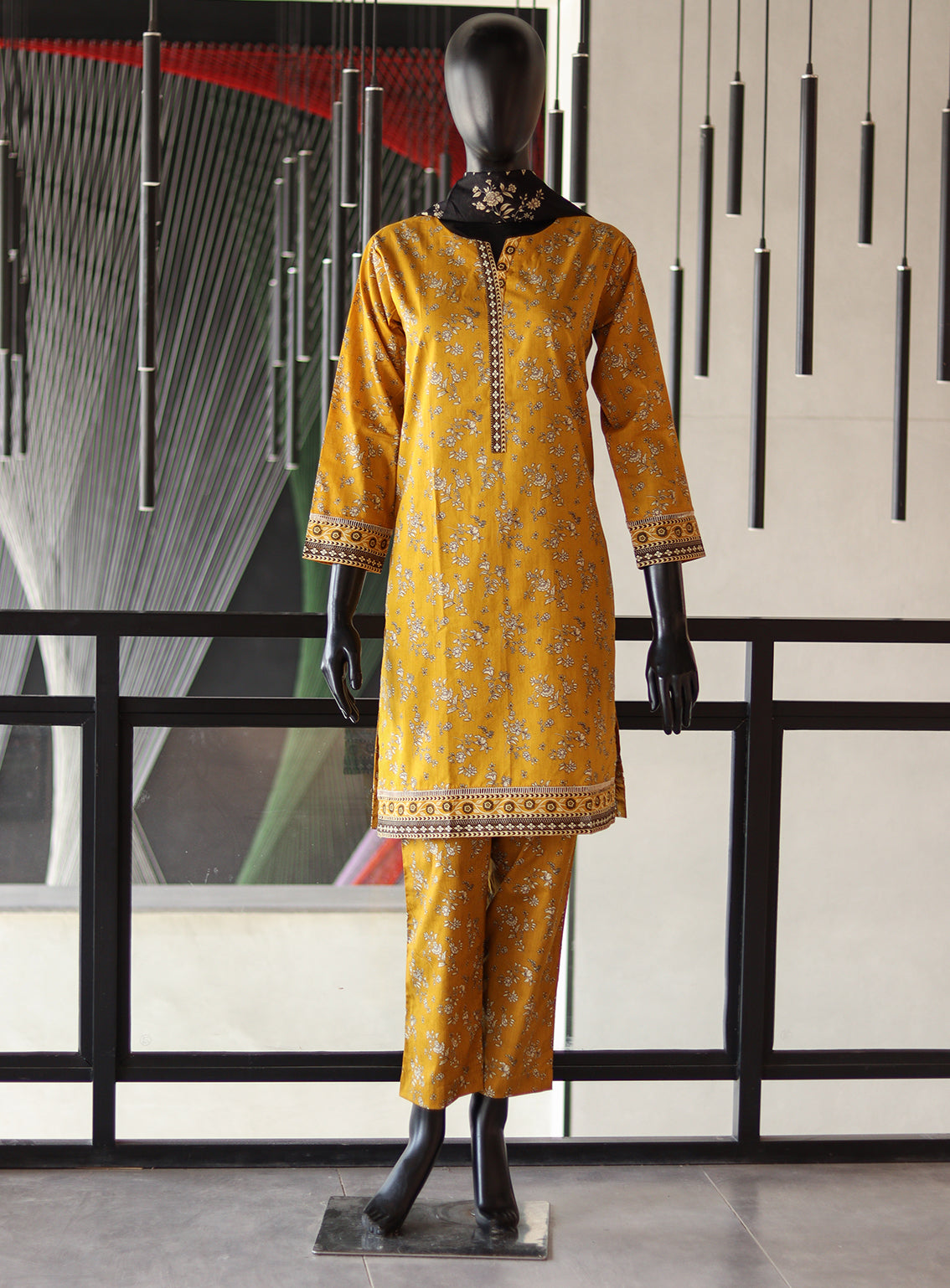 Royal Fashion Digital Printed Lawn 3 Piece Stitched Suit - RF24DPL BS-03-2