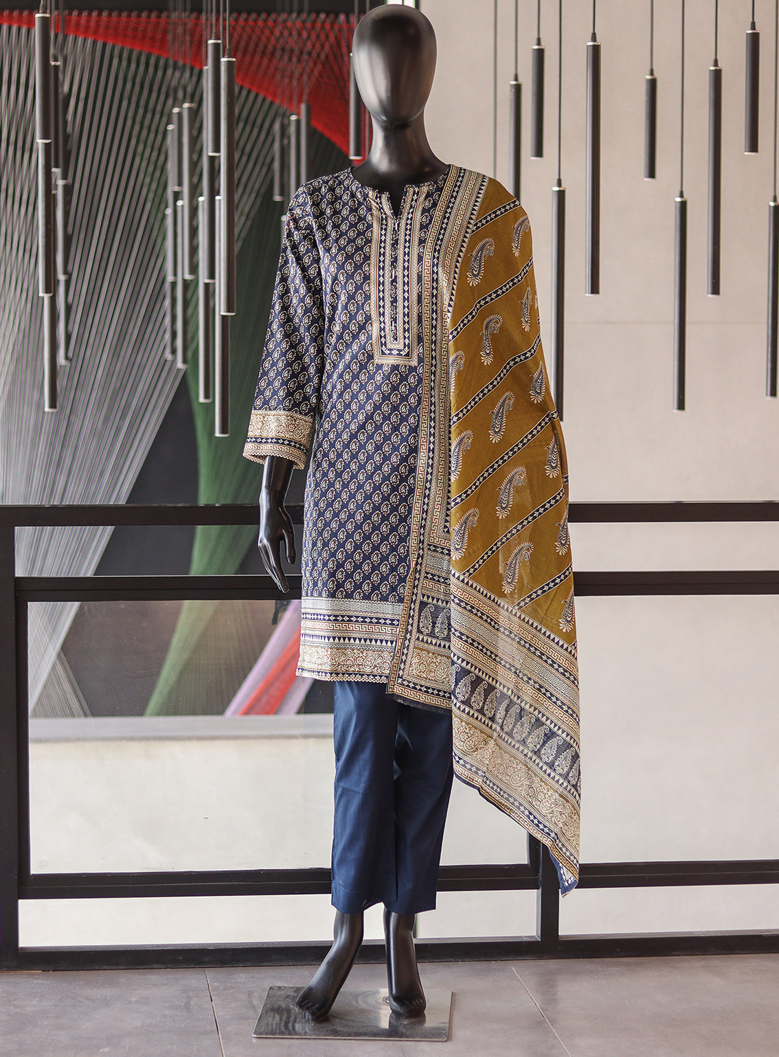 Royal Fashion Digital Printed Lawn 3 Piece Stitched Suit - RF24DPL BS-07-2