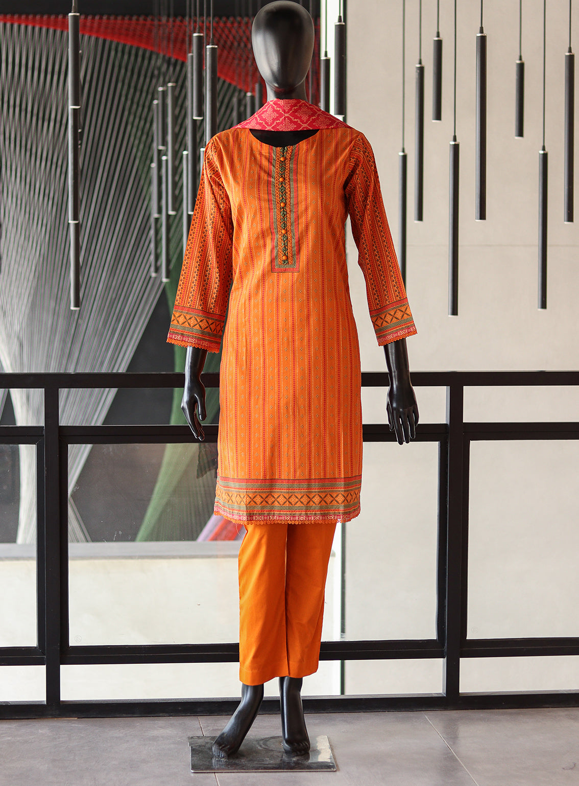 Royal Fashion Digital Printed Lawn 3 Piece Stitched Suit - RF24DPL BS-08-2