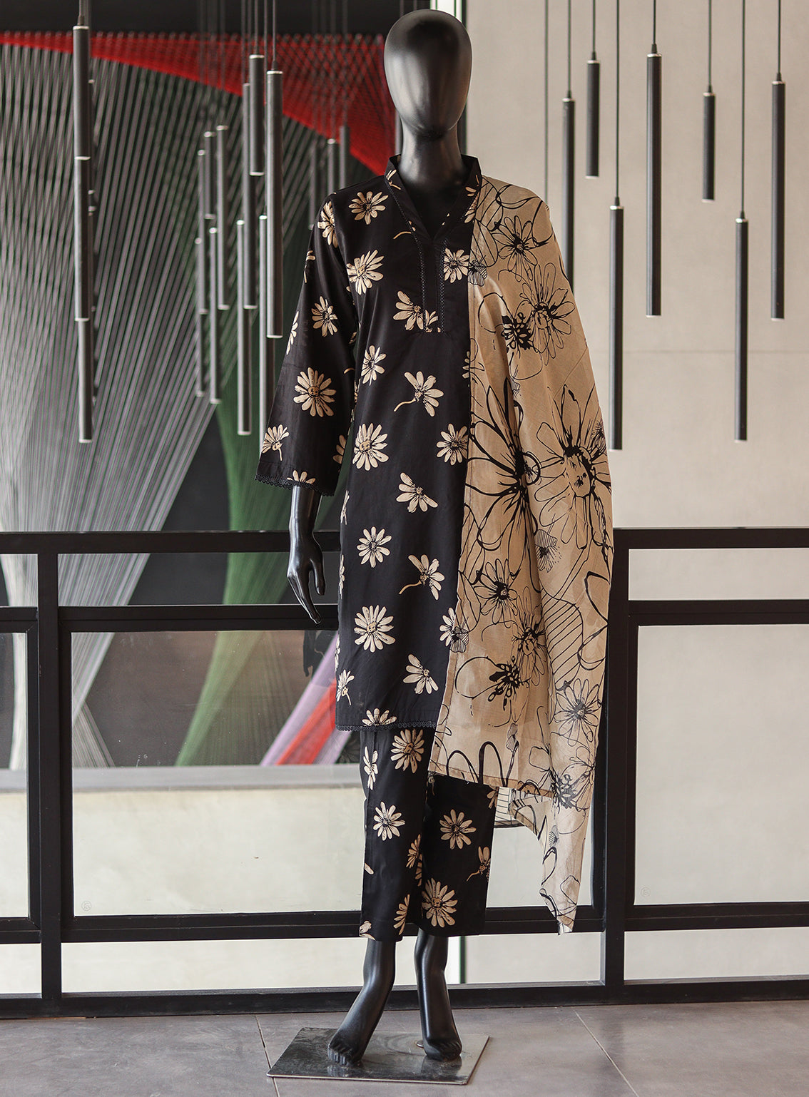 Royal Fashion Digital Printed Lawn 3 Piece Stitched Suit - RF24DPL BS-10-2