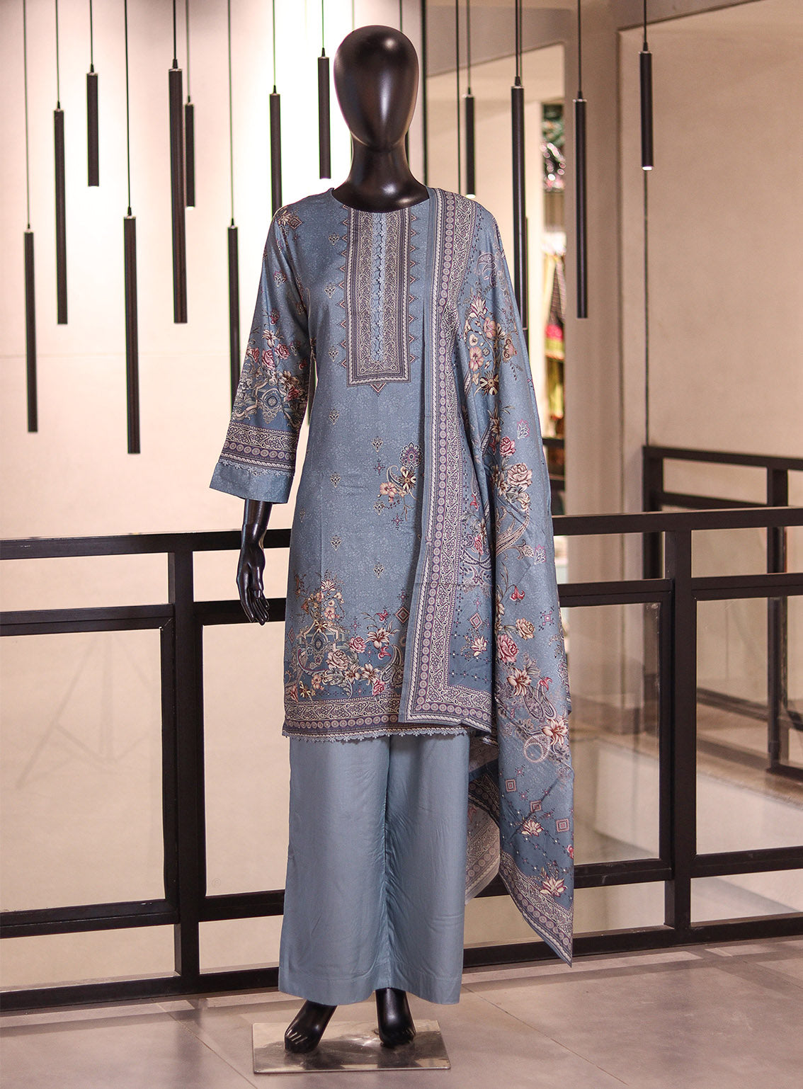 Royal Fashion Digital Printed Linen Suits Unstitched 3 Piece - RF24LP RASL04