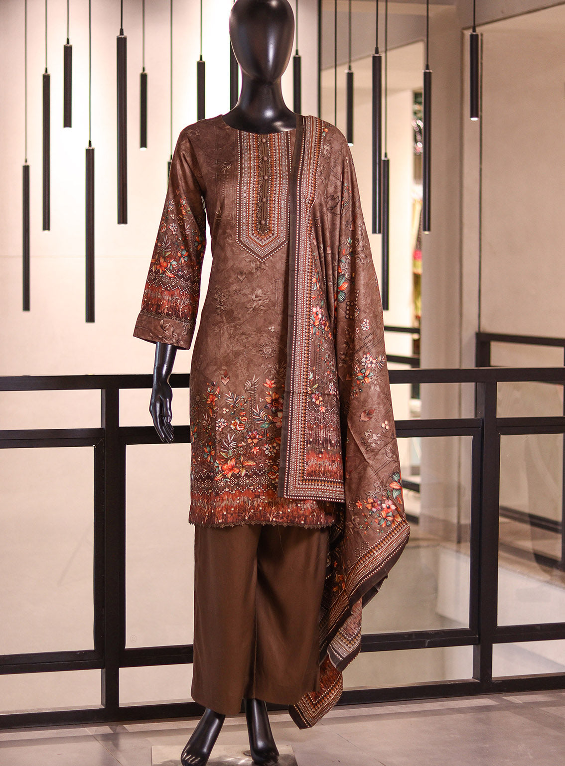 Royal Fashion Digital Printed Linen Suits Unstitched 3 Piece - RF24LP RASL05