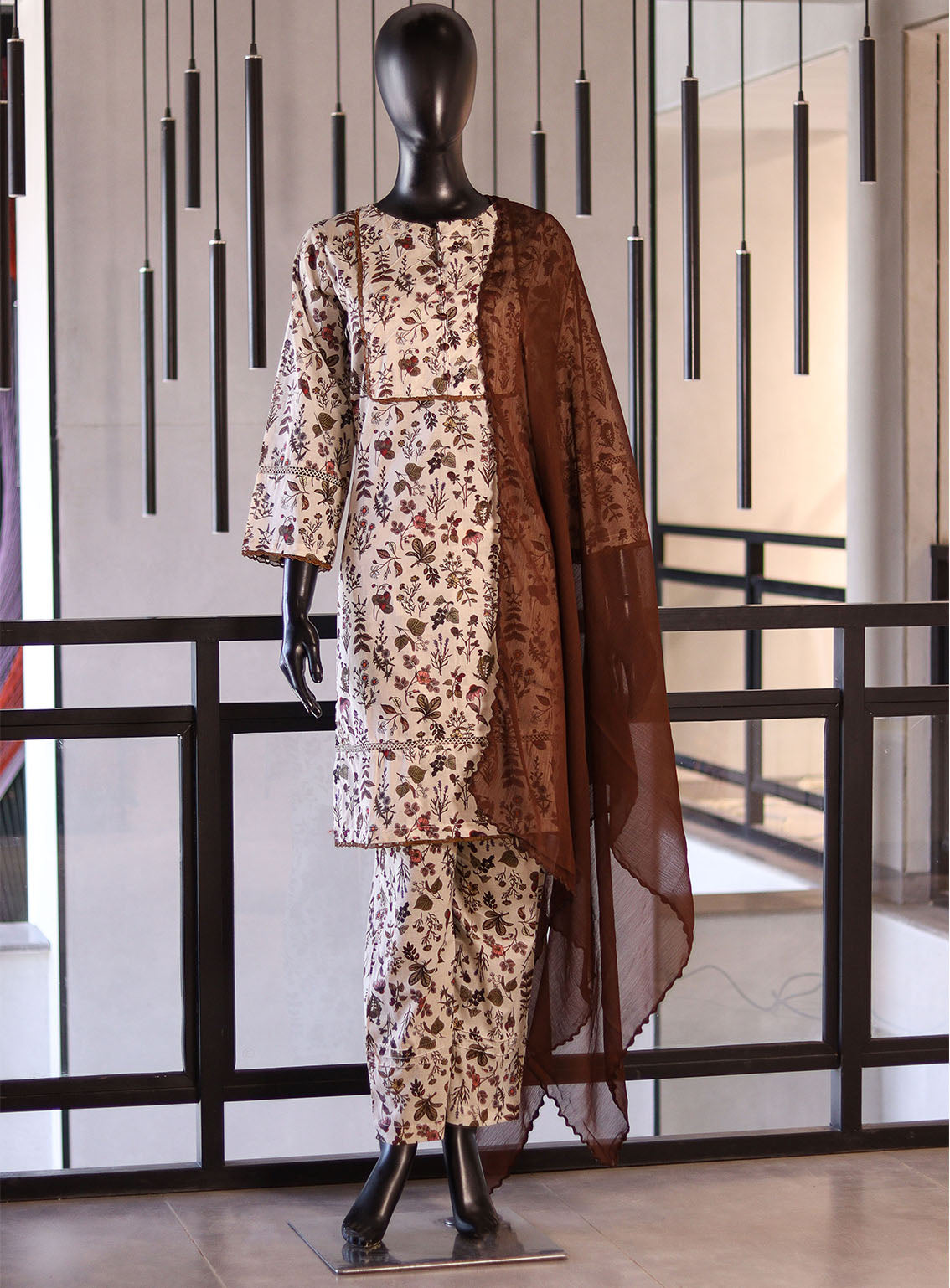 Royal Fashion Printed Lawn Suits Stitched 3 Piece - RF25PL 03