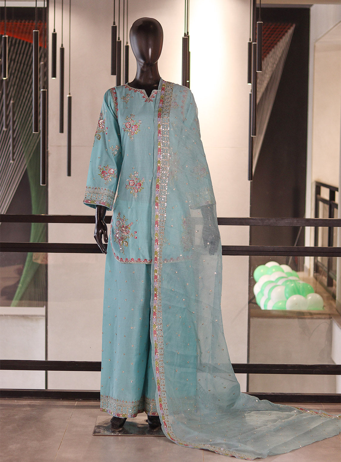 Royal Fashion Embroidered Lawn 3 Piece Stitched Suit RF26EP D-SNSC-Farshi 1-FZ