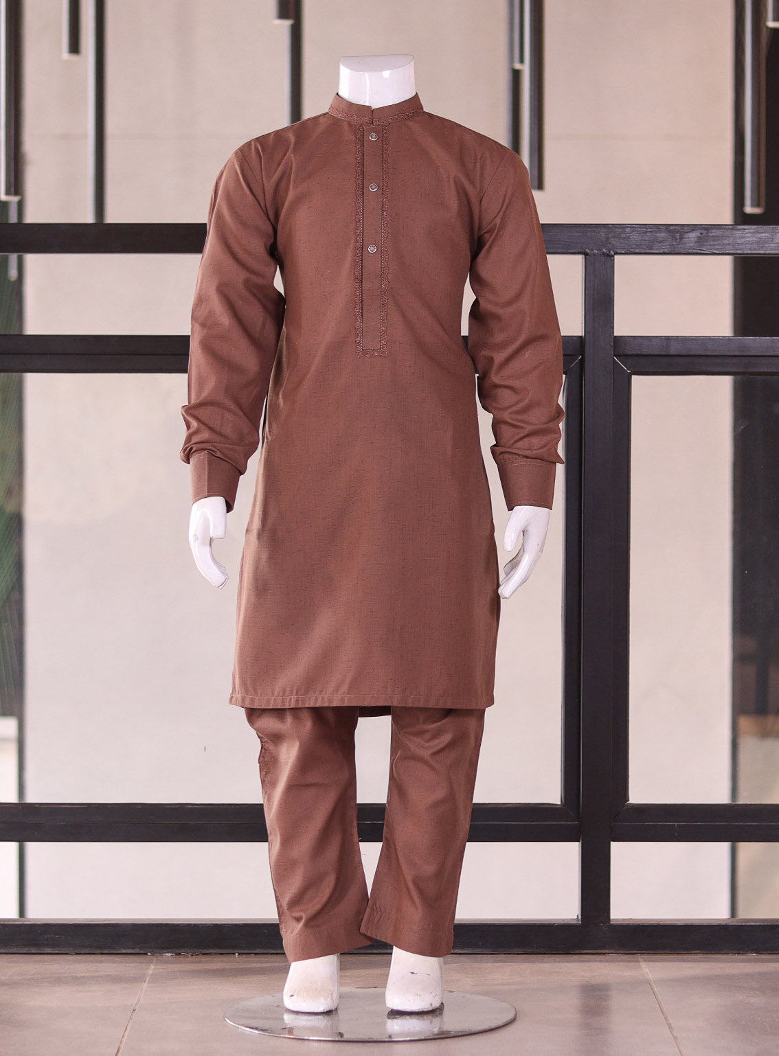 Royal Fashion Wash N Wear Stitched Kameez Shalwar For Boys RF26KSB-N D-CLIC TR-4250 Copper