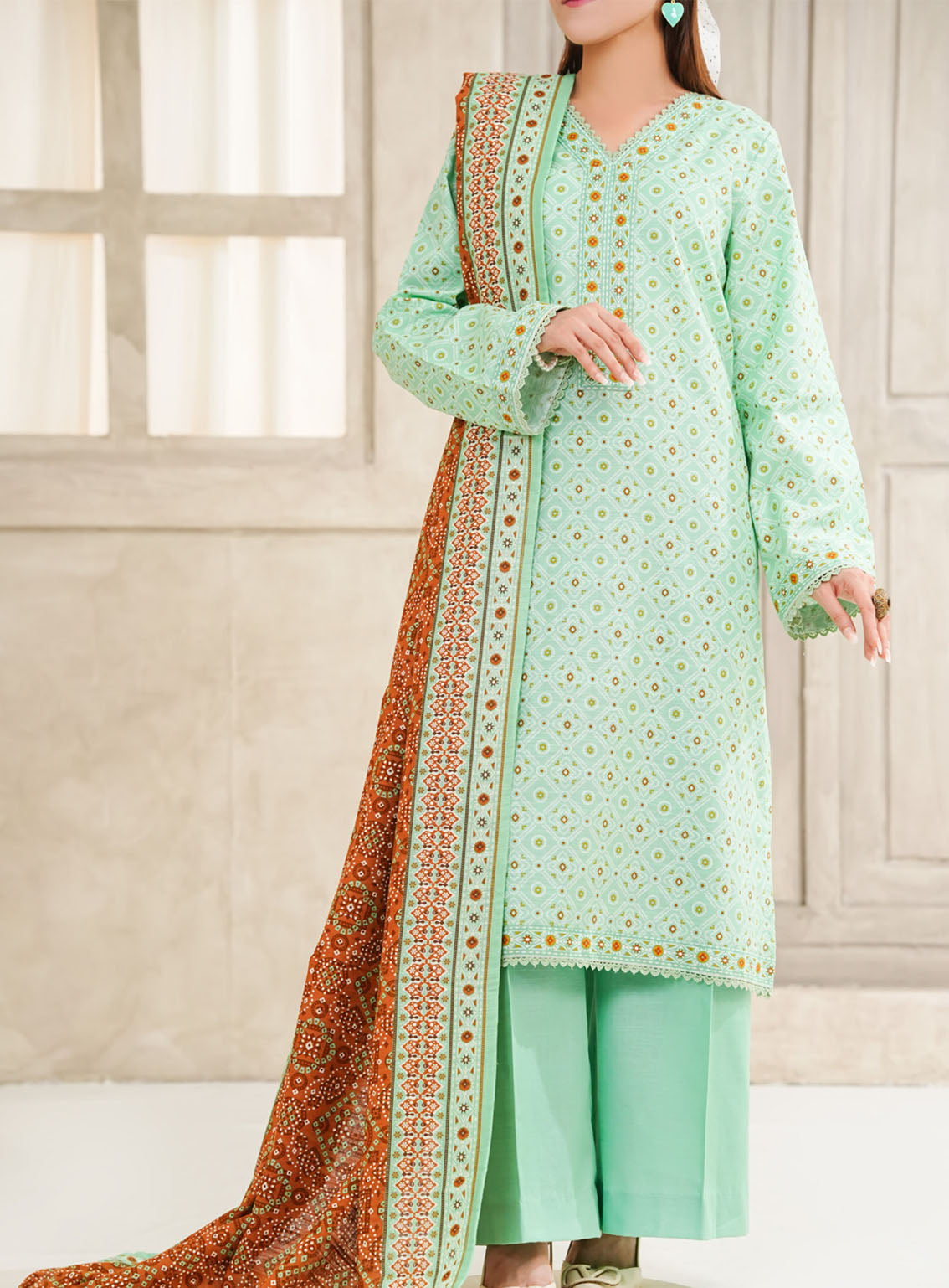 Shahkar By VS Textile Printed Khaddar Suits Unstitched 3 Piece - VS25PK2 5516