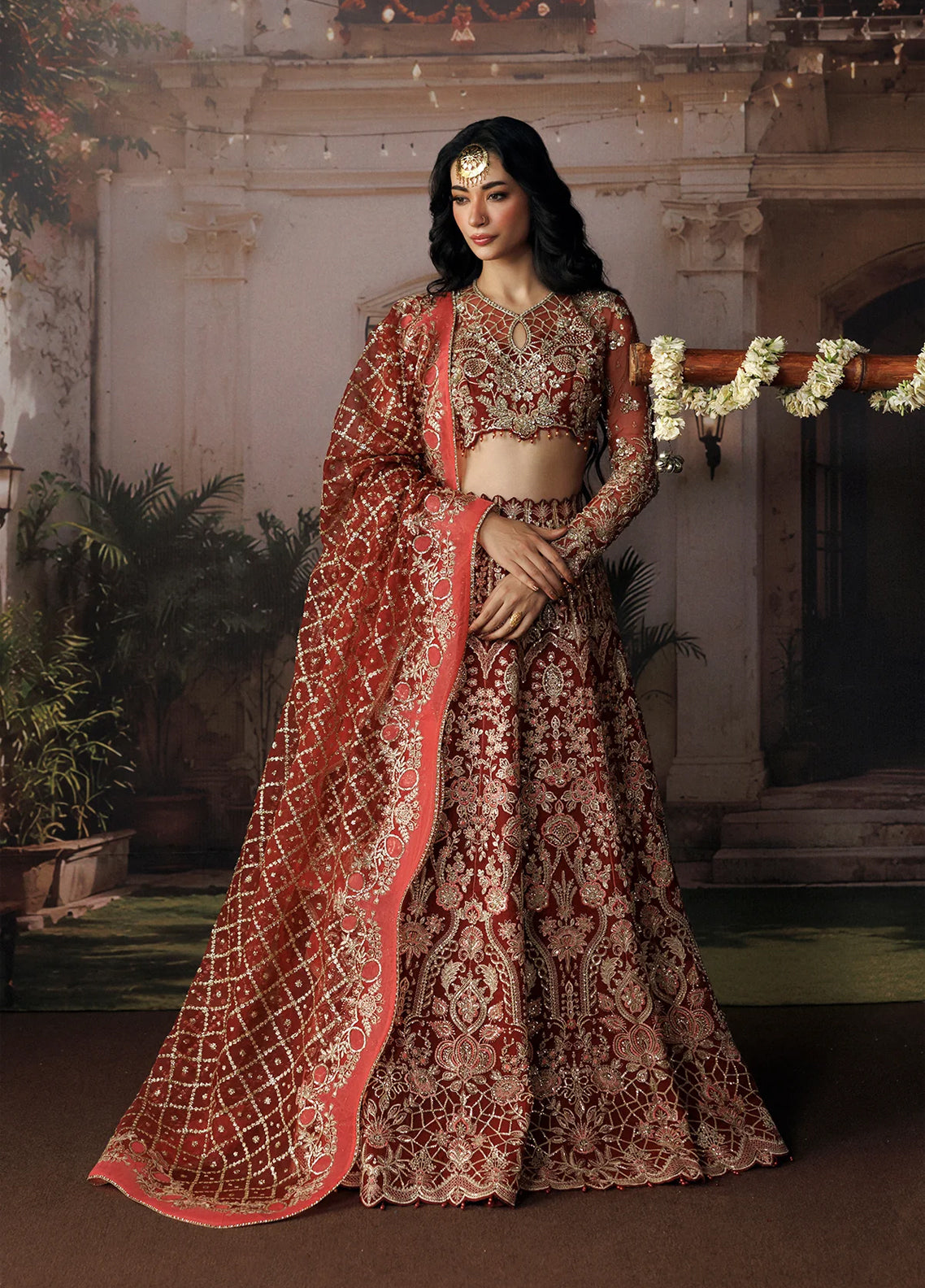 Shehnai By Afrozeh Embroidered Organza 3 Piece Unstitched Suit AF26SWF D-AFR-0157 RUKHSAN