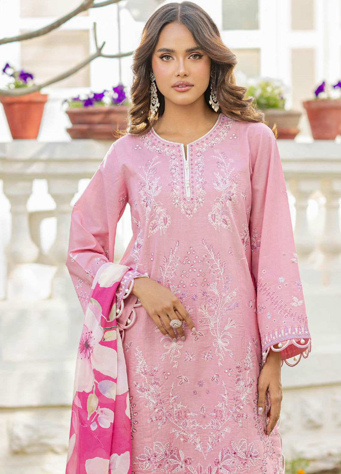 Signature By Zellbury Embroidered Jacquard 3 Piece Unstitched Suit WUS26E30724
