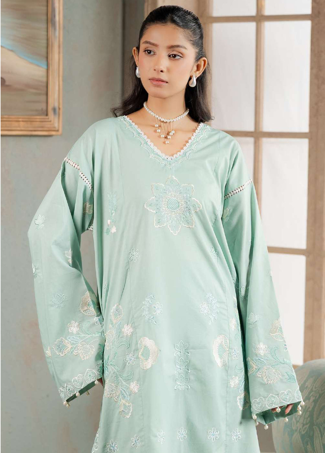 Signature By Zellbury Embroidered Lawn 2 Piece Unstitched Shirt & Trouser WUS26E21188