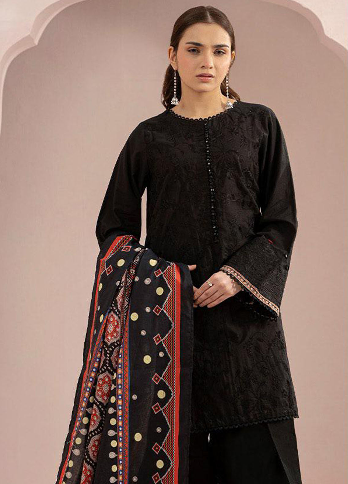 Signature By Zellbury Embroidered Lawn 3 Piece Unstitched Suit WUS26E30533