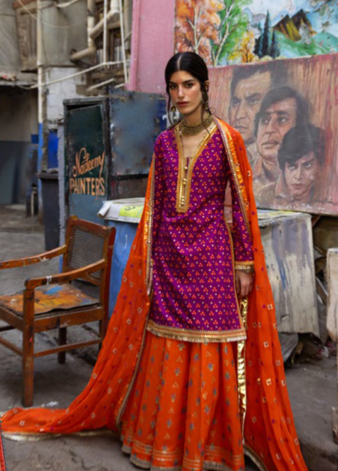 The Chunri Story By Gul Ahmed Embroidered Lawn 3 Piece Unstitched Suit GA26TCS D-BM-62028