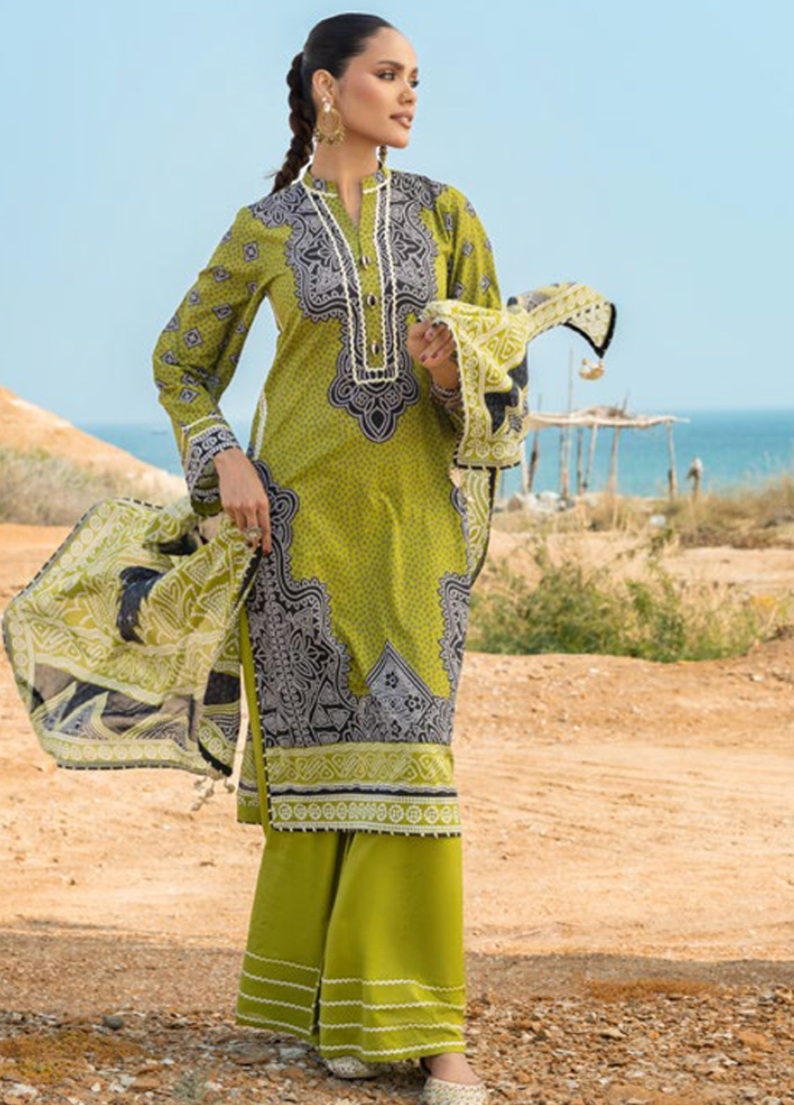The Chunri Story By Gul Ahmed Printed Lawn 3 Piece Unstitched Suit GA26TCS D-CL-62061 A