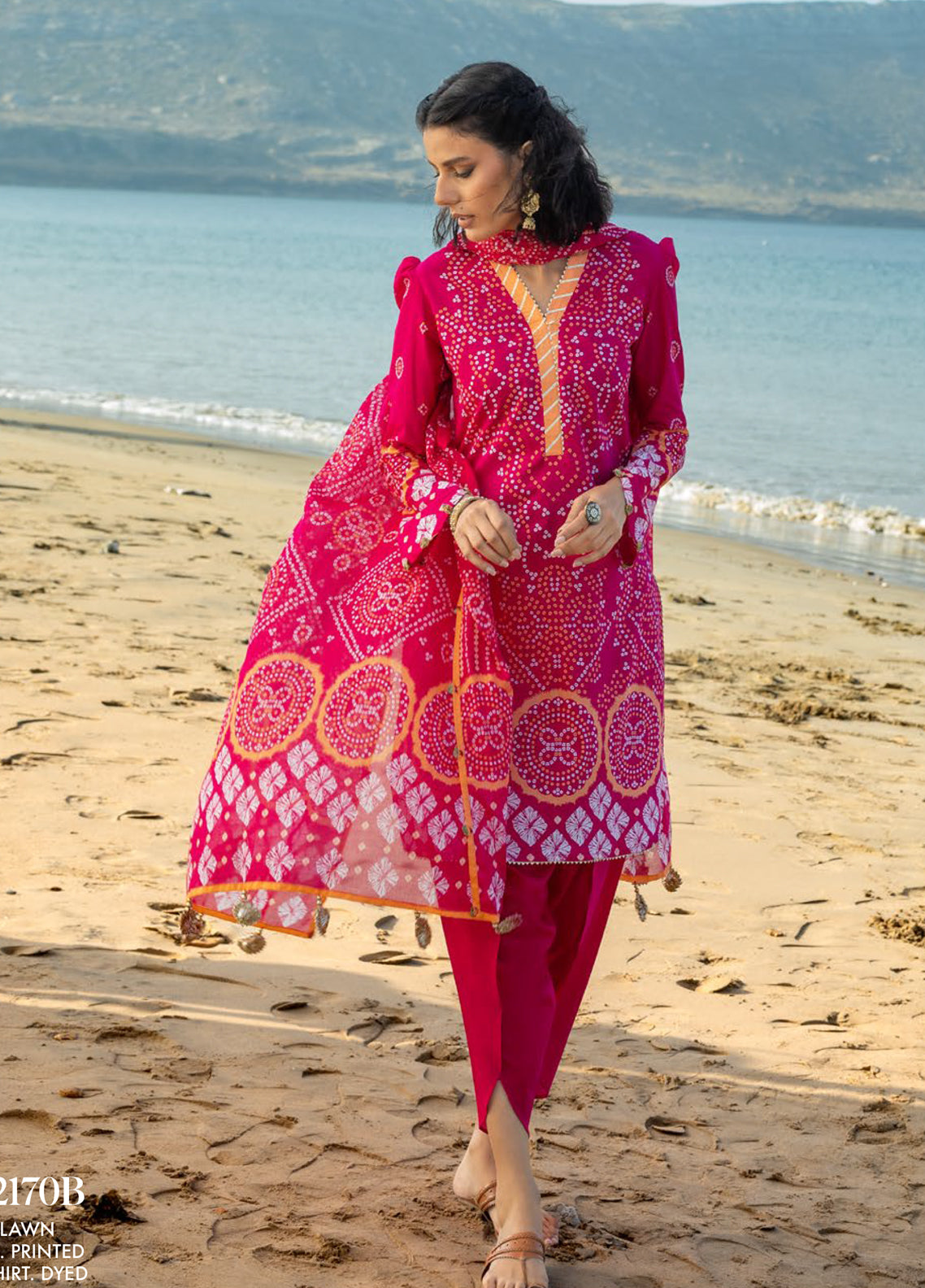 The Chunri Story By Gul Ahmed Printed Lawn 3 Piece Unstitched Suit GA26TCS D-CL-62170 B