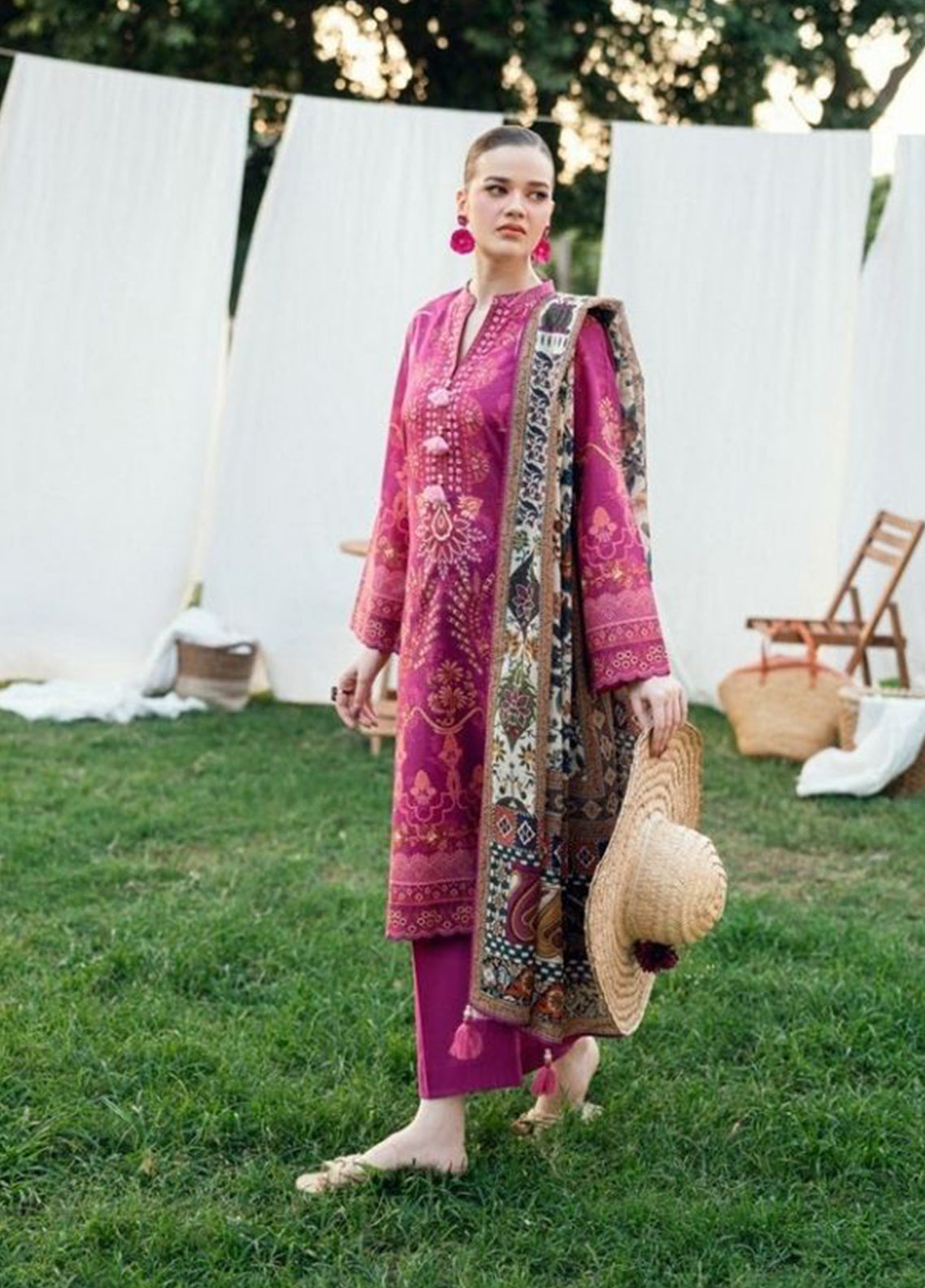 The Print Affair By Gul Ahmed Printed Lawn 3 Piece Unstitched Suit GA26TPA D-SD-52167
