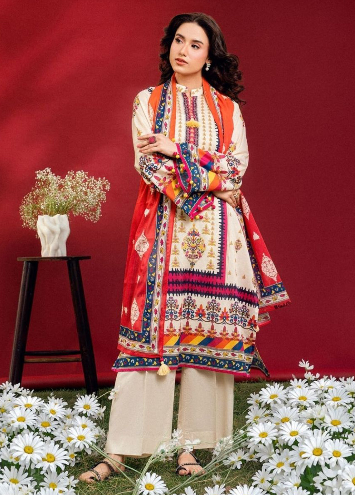 The Print Affair By Gul Ahmed Printed Lawn 3 Piece Unstitched Suit GA26TPA D-SD-52170