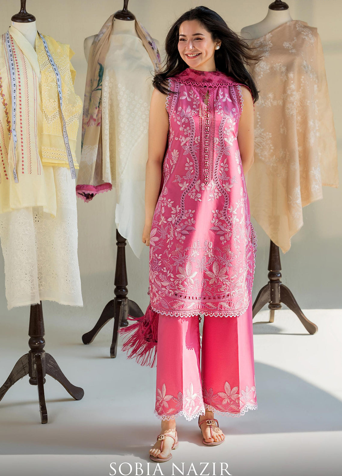Vital By Sobia Nazir Embroidered Lawn 3 Piece Unstitched Suit SN26VEL D-8A