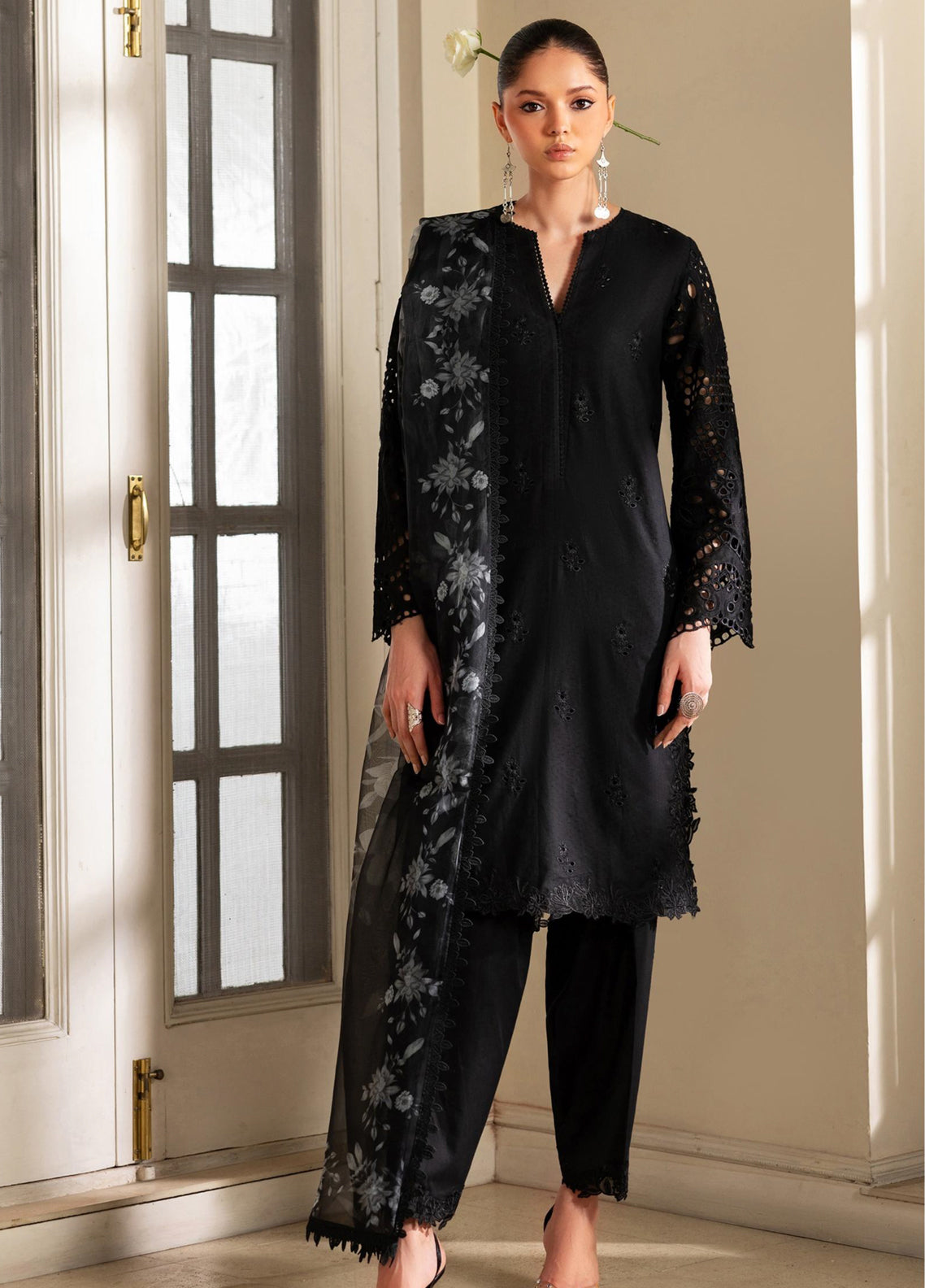 Zarif Embroidered Lawn 3 Piece Unstitched Suit ZF26SL D-04 ISLA