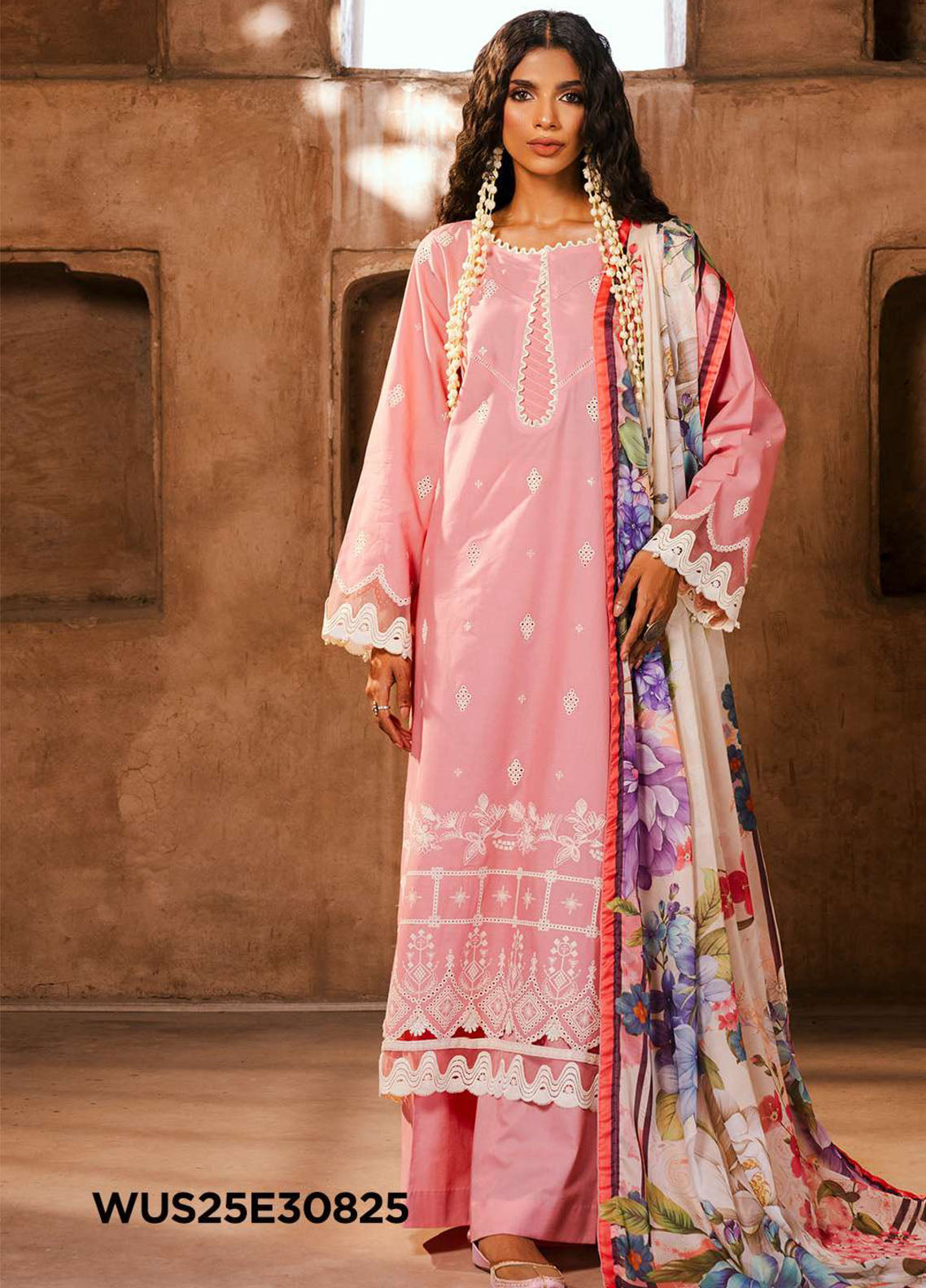 Zellbury Embroidered Lawn Suits Unstitched 3 Piece - ZB25CL 30825