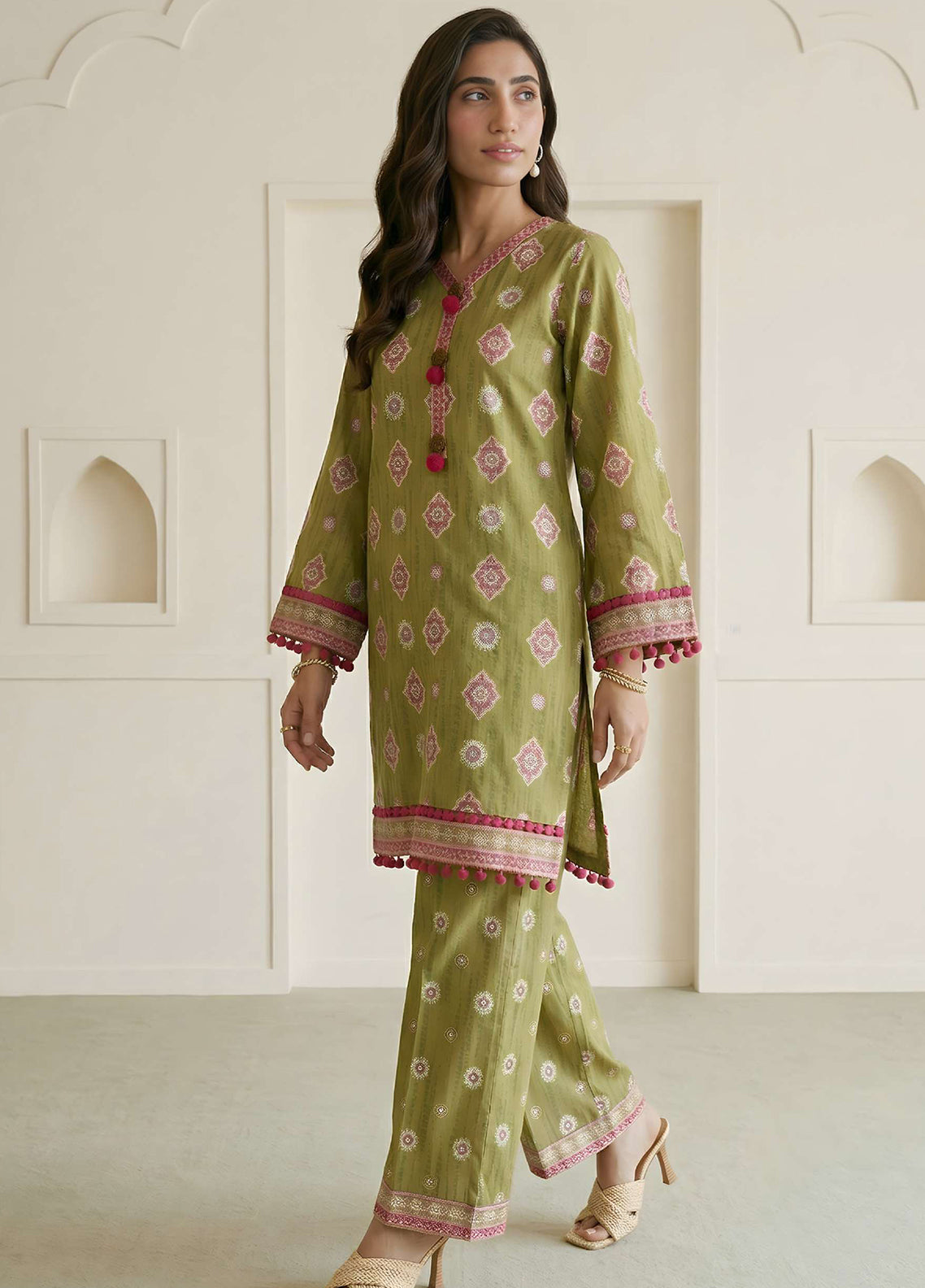 Zellbury Embroidered Lawn 2 Piece Unstitched Shirt & Trouser WUS26E20673