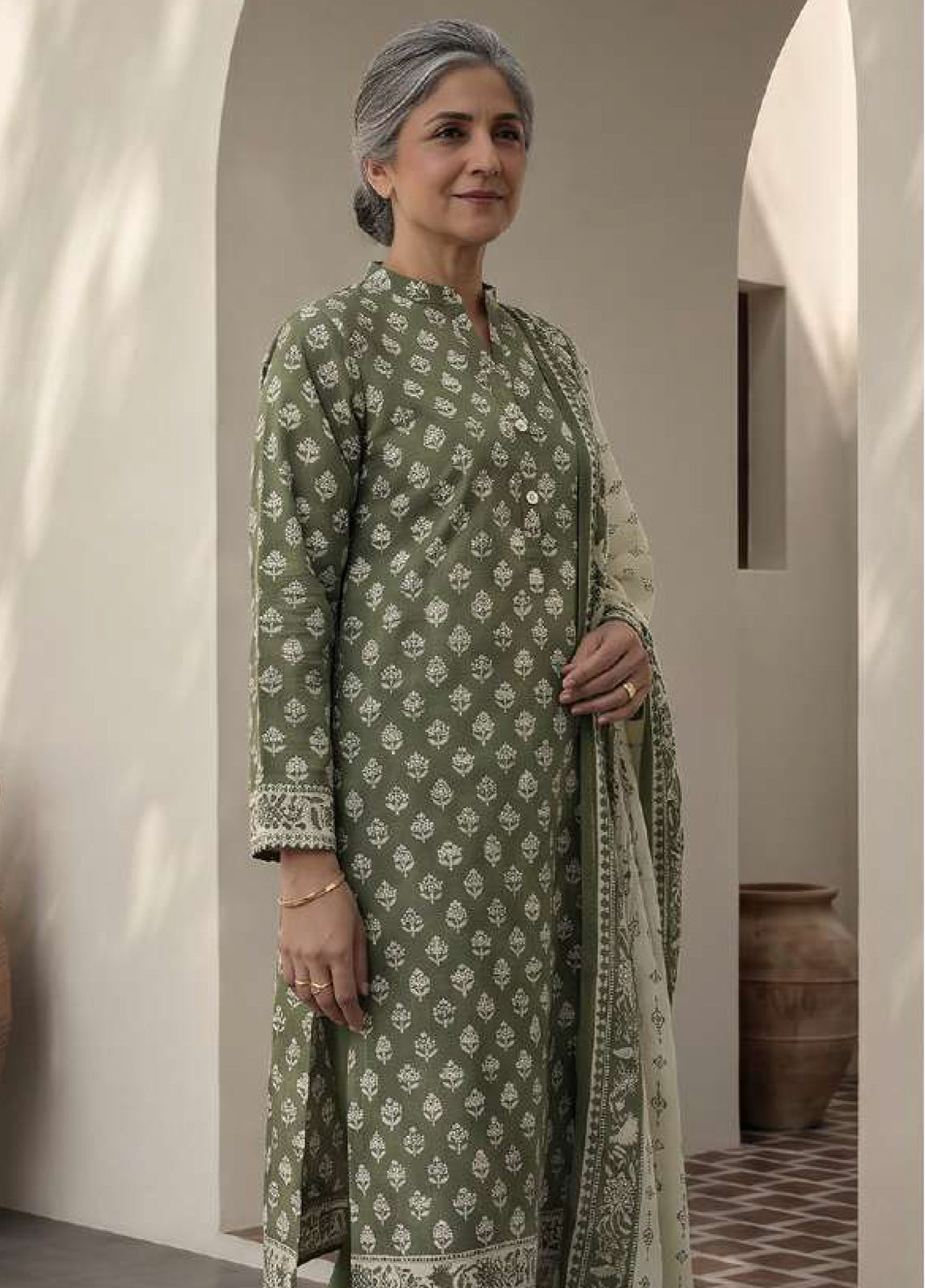 Zellbury Mother Printed Lawn 3 Piece Unstitched Suit WUS26X38015