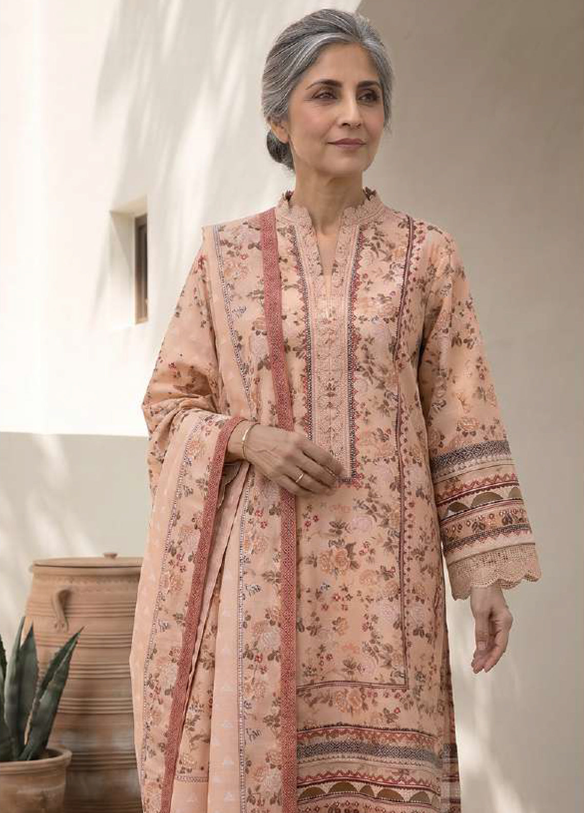 Zellbury Mother Printed Lawn 3 Piece Unstitched Suit WUS26X38023