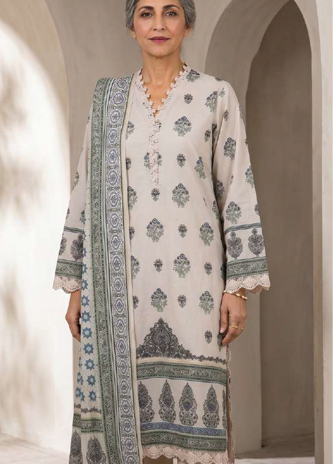 Zellbury Mother Printed Lawn 3 Piece Unstitched Suit WUS26X38035