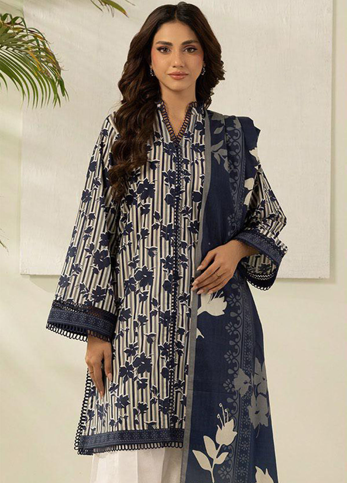 Zellbury Printed Lawn 2 Piece Unstitched Shirt & Dupatta WUS26X20595