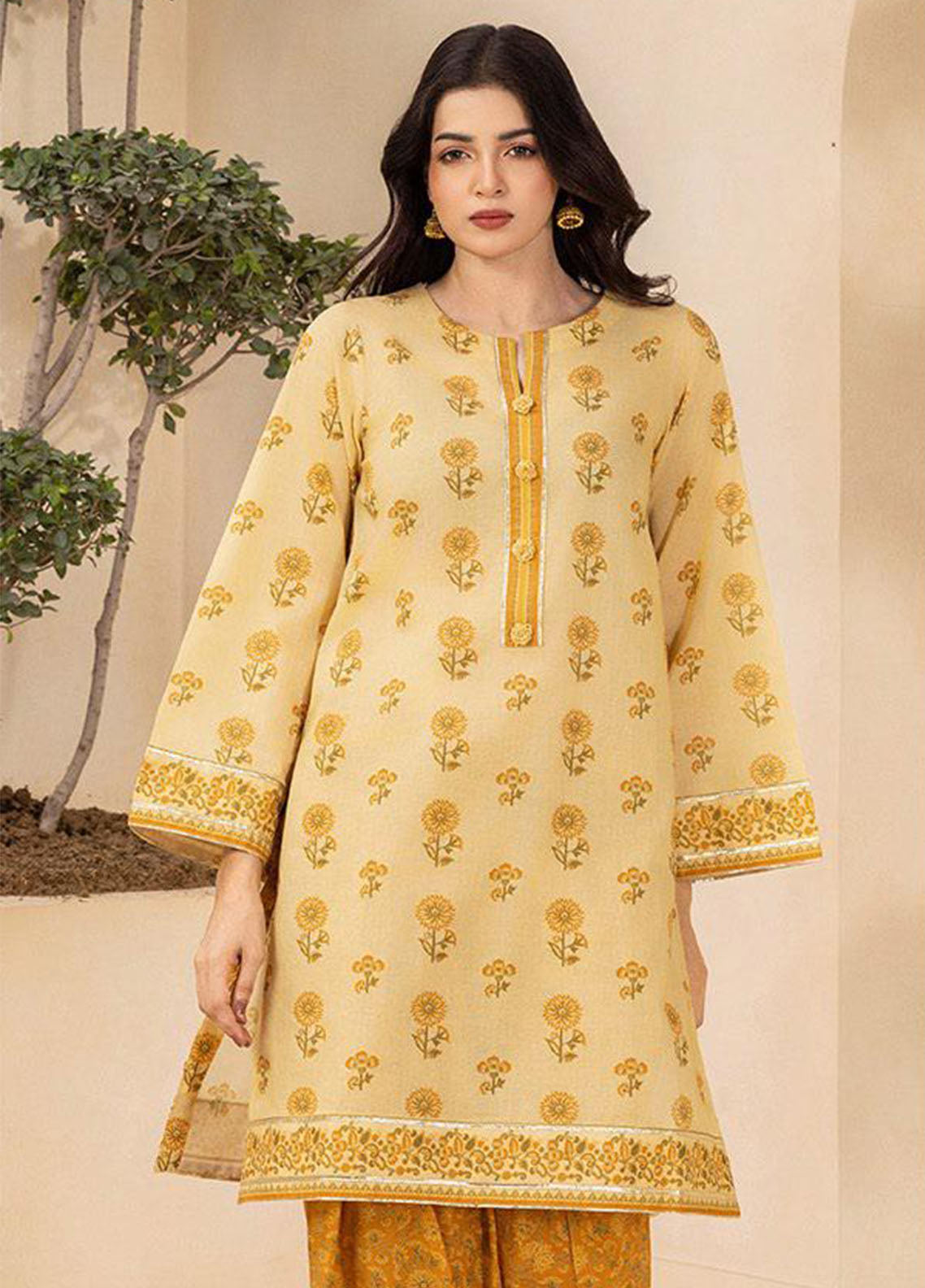Zellbury Printed Lawn 2 Piece Unstitched Shirt & Trouser WUS26X20528