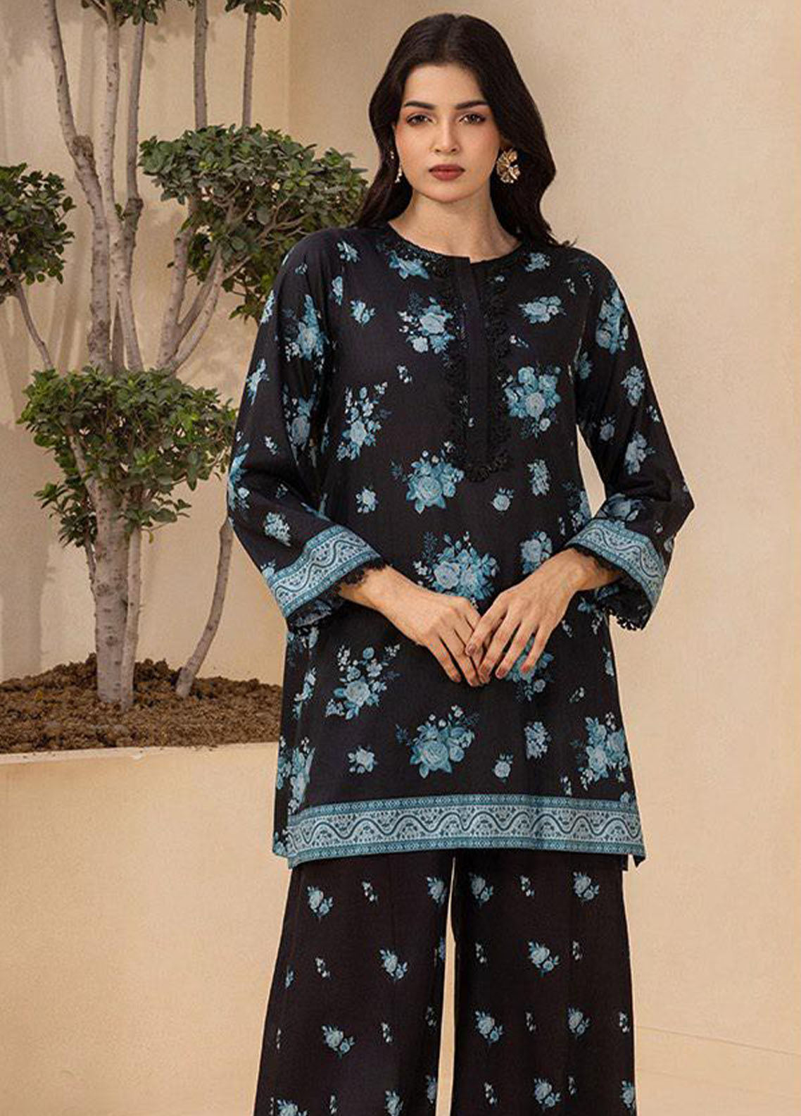 Zellbury Printed Lawn 2 Piece Unstitched Shirt & Trouser WUS26X20738