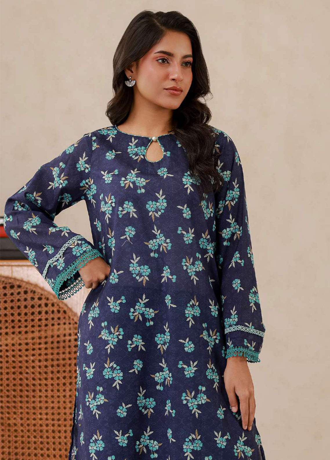 Zellbury Printed Lawn 2 Piece Unstitched Shirt & Trouser WUS26X20925