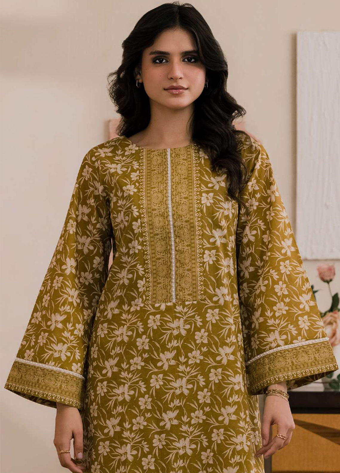 Zellbury Printed Lawn 2 Piece Unstitched Shirt & Trouser WUS26X20997
