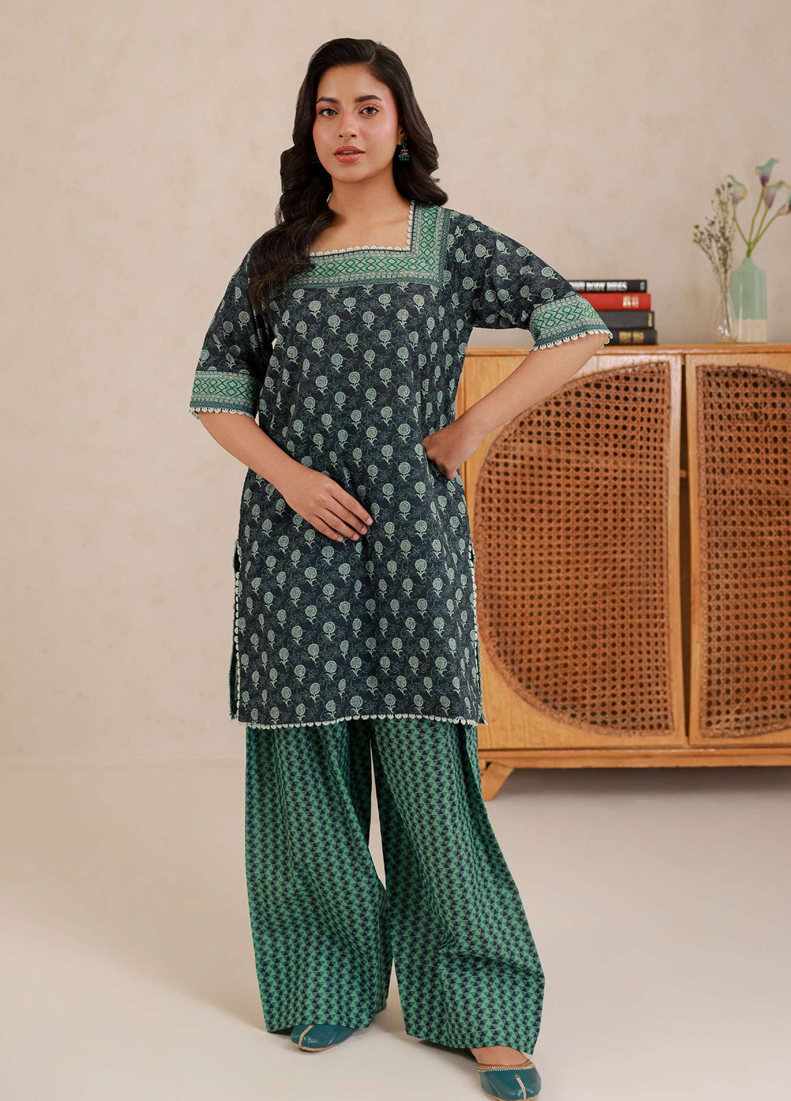 Zellbury Printed Lawn 2 Piece Unstitched Shirt & Trouser WUS26X20998
